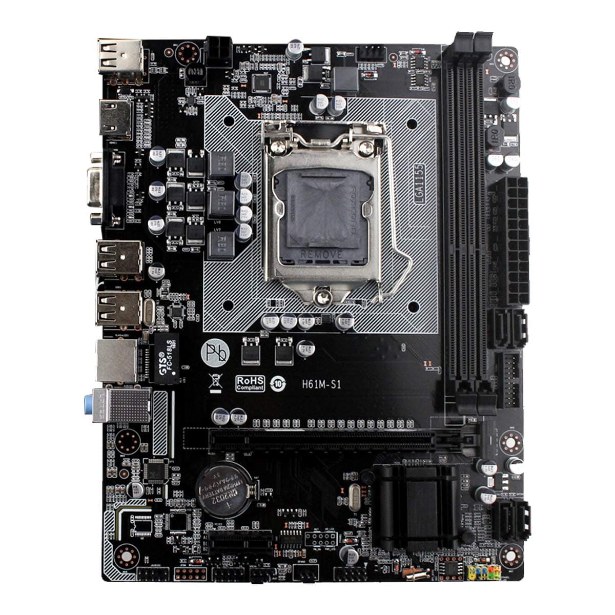 Sofobod H61 Motherboard Socket LGA1155, Providing 2 x 8GB Dimms DDR3 Slots Total Support 16GB RAM, USB2.0, SATA2.0 VGA, HDMI - Micro ATX …