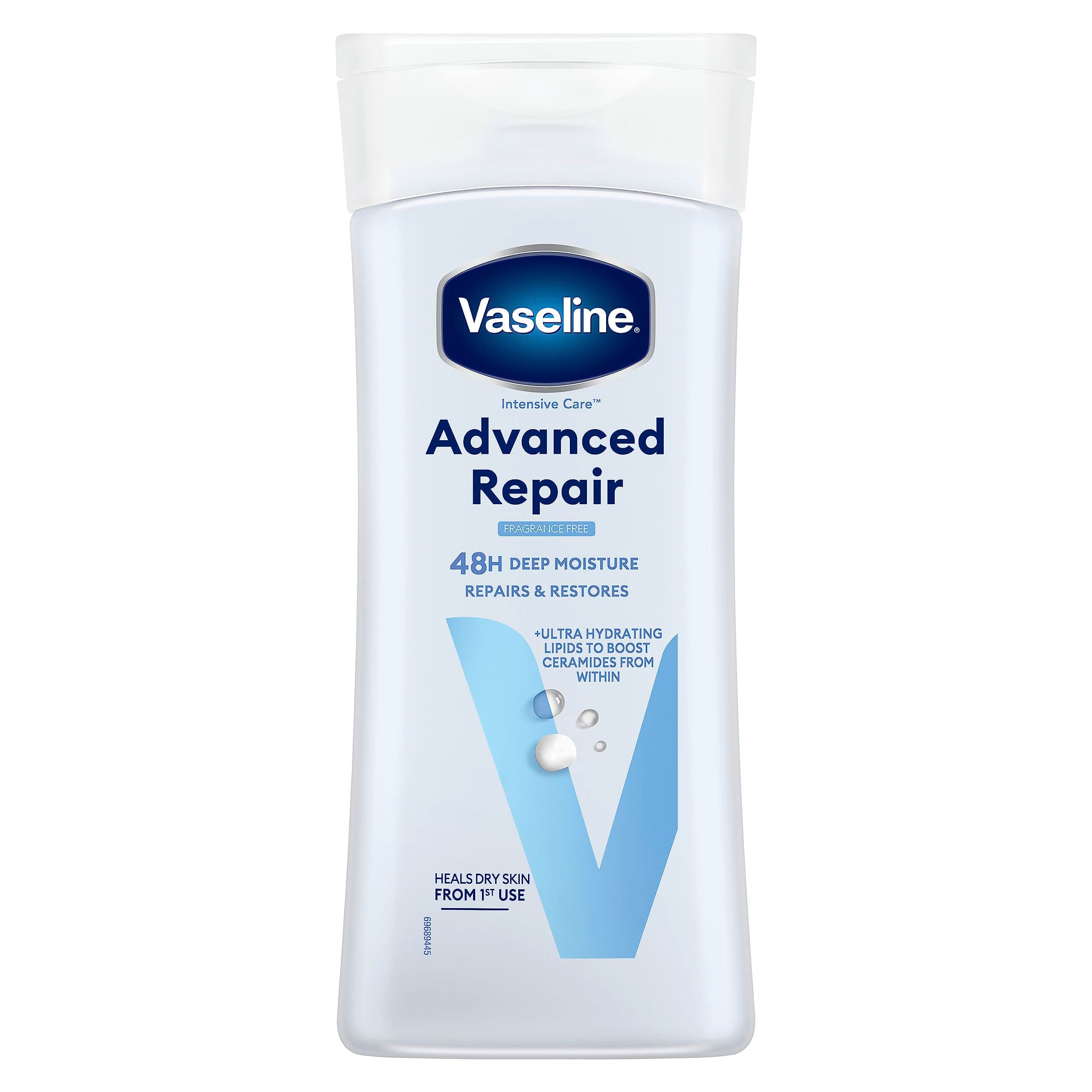 Intensive Care Advanced Repair Unscented Body Lotion with Vaseline jelly for dry skin 200 ml