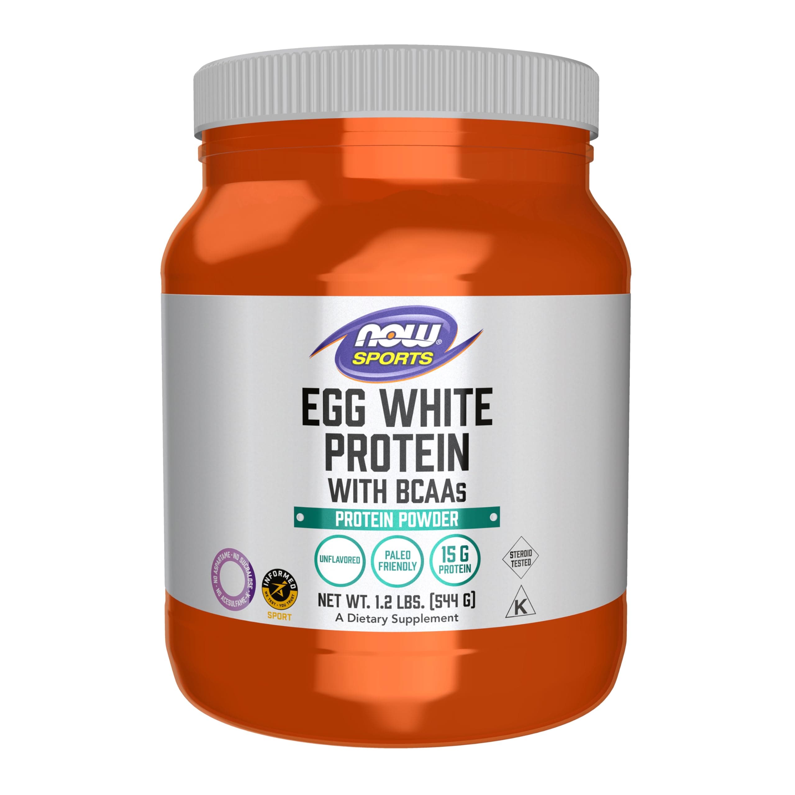 Now Foods - Eggwhite Protein Pure 1.2 Lbs.
