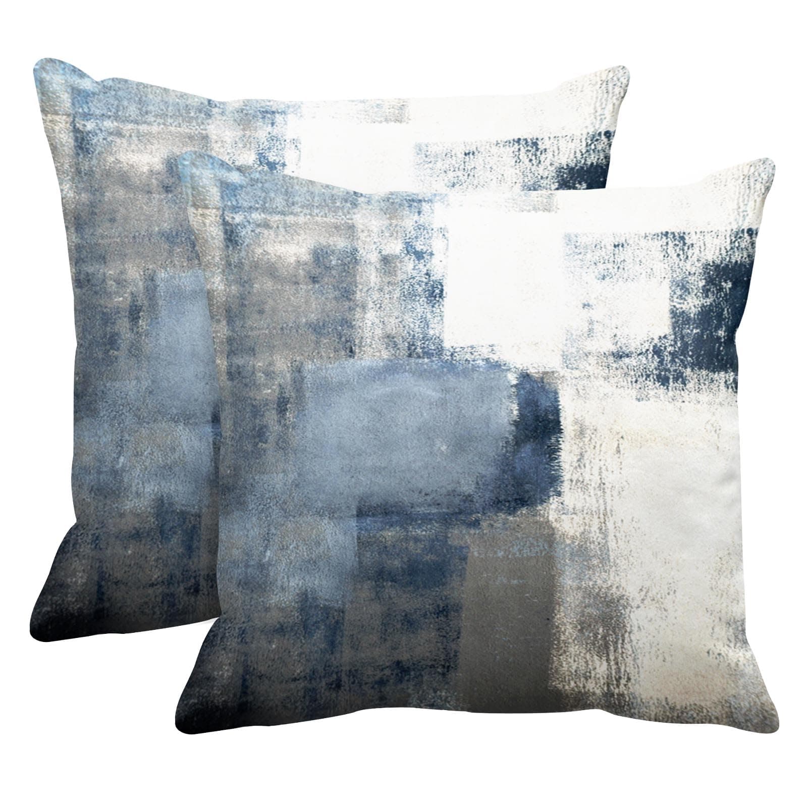 Britimes Throw Pillow Covers Modern Home Art Decor, 18 x 18 Inches Set of 2 P...