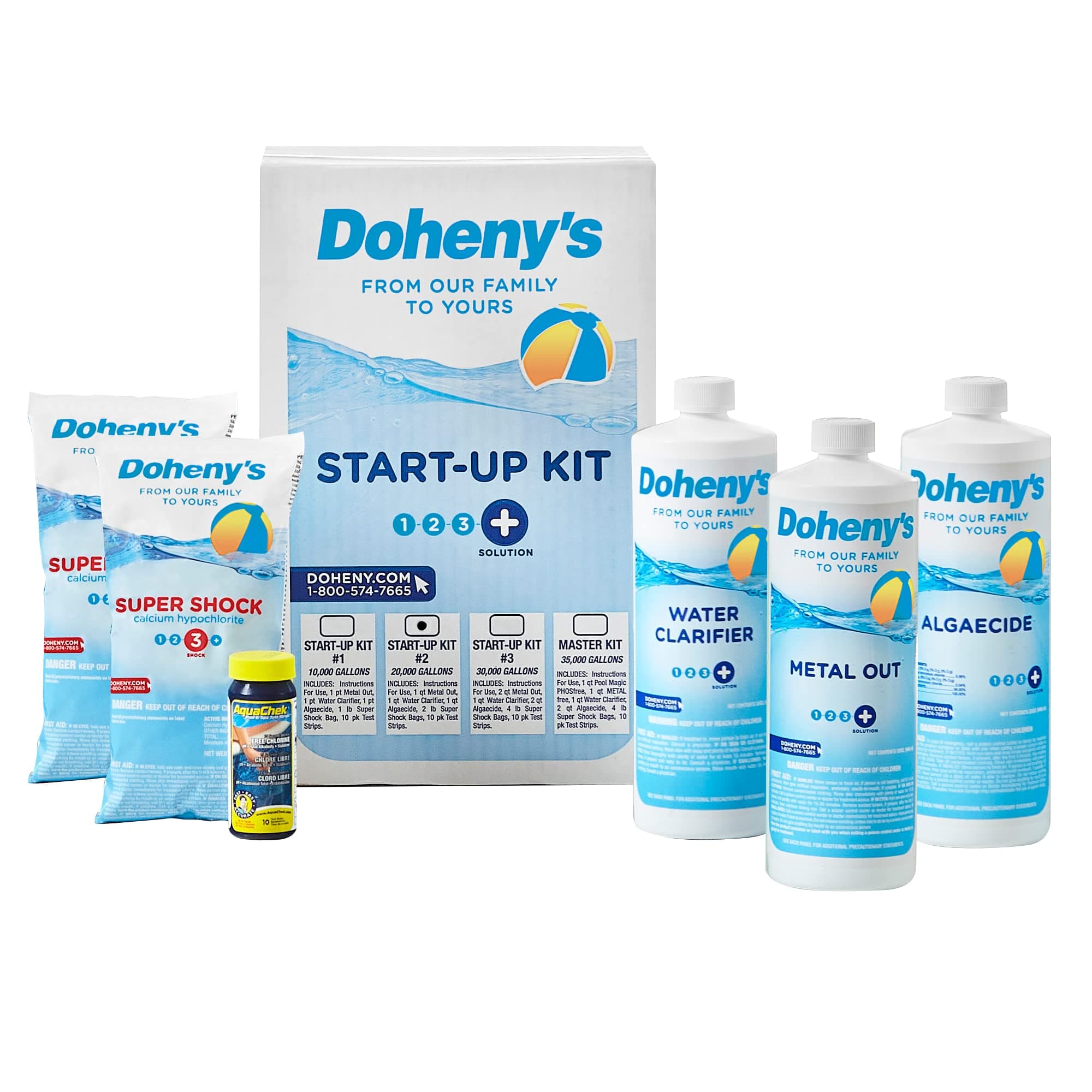 Doheny's Ultimate Pool Opening Chemical Start-Up Kit (Ultimate Kit (for Pools Up to 20,000 Gallons))