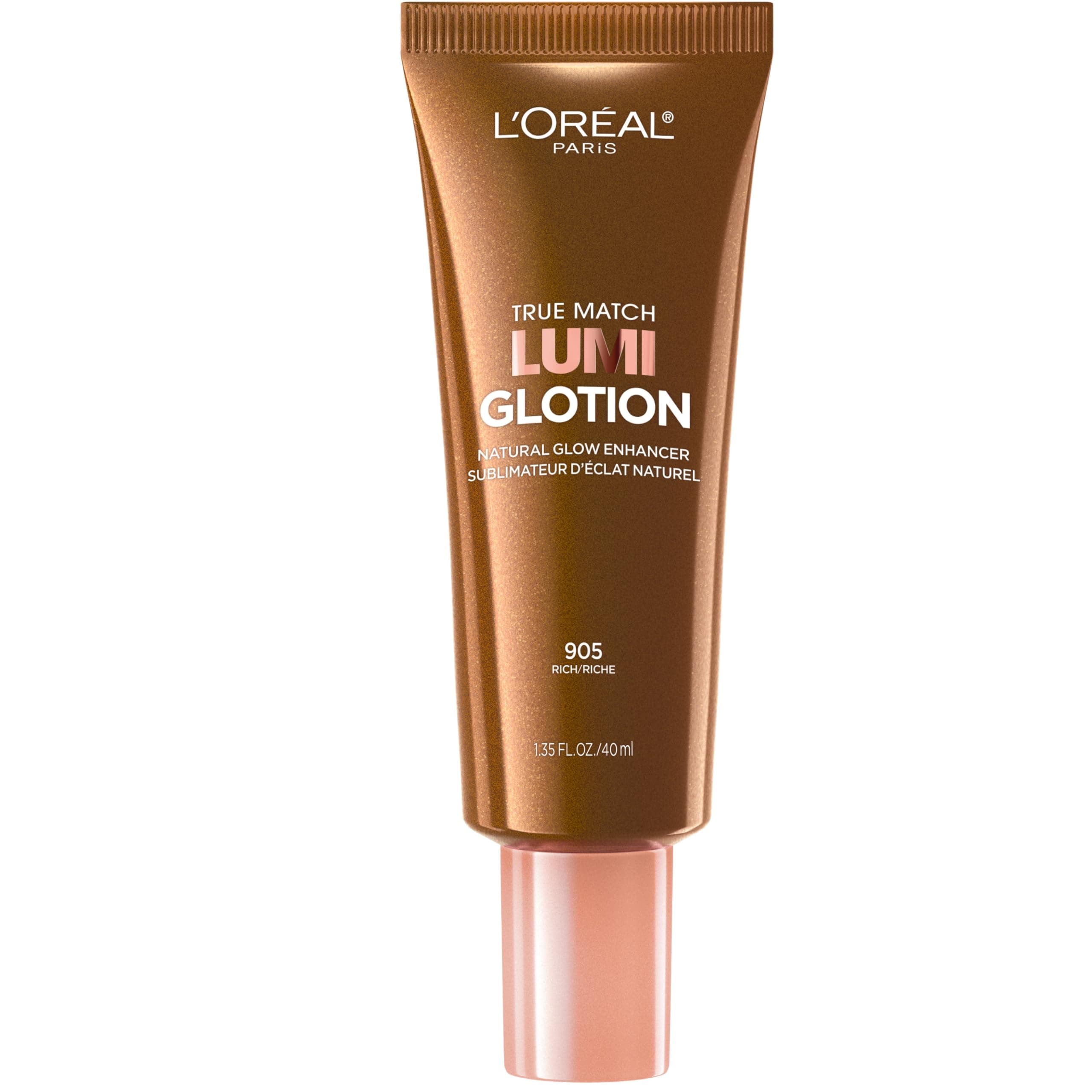 Makeup True Match Lumi Glotion, Natural Glow Enhancer, Illuminator Highlighter, Bronzing Drops For a Sun-Kissed Glow, 905 Rich