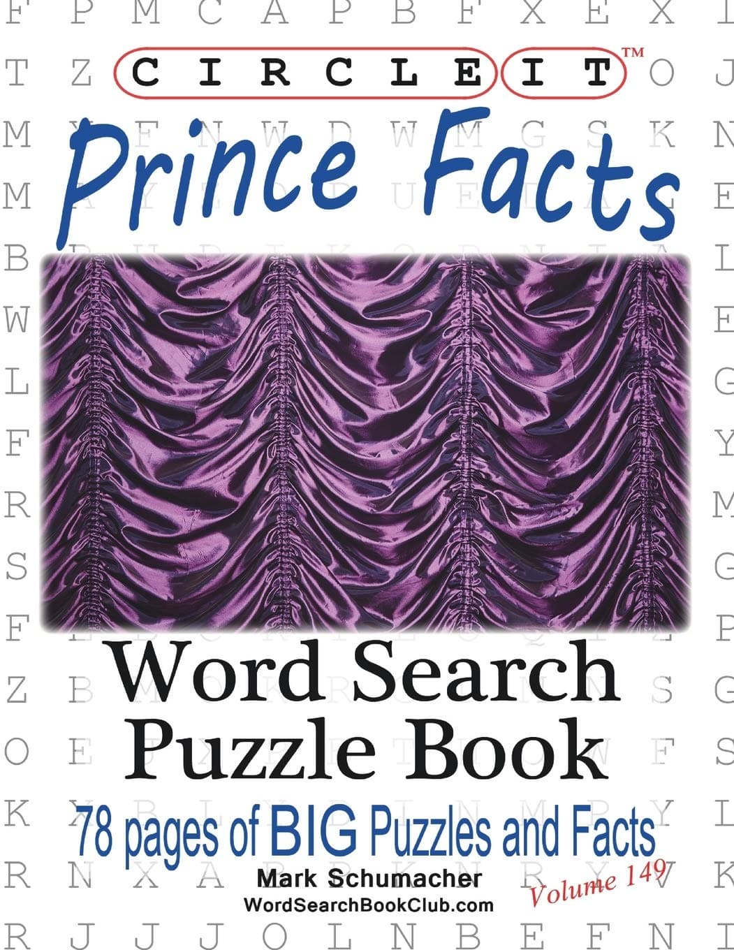 Circle It, Prince Facts, Word Search, Puzzle Book