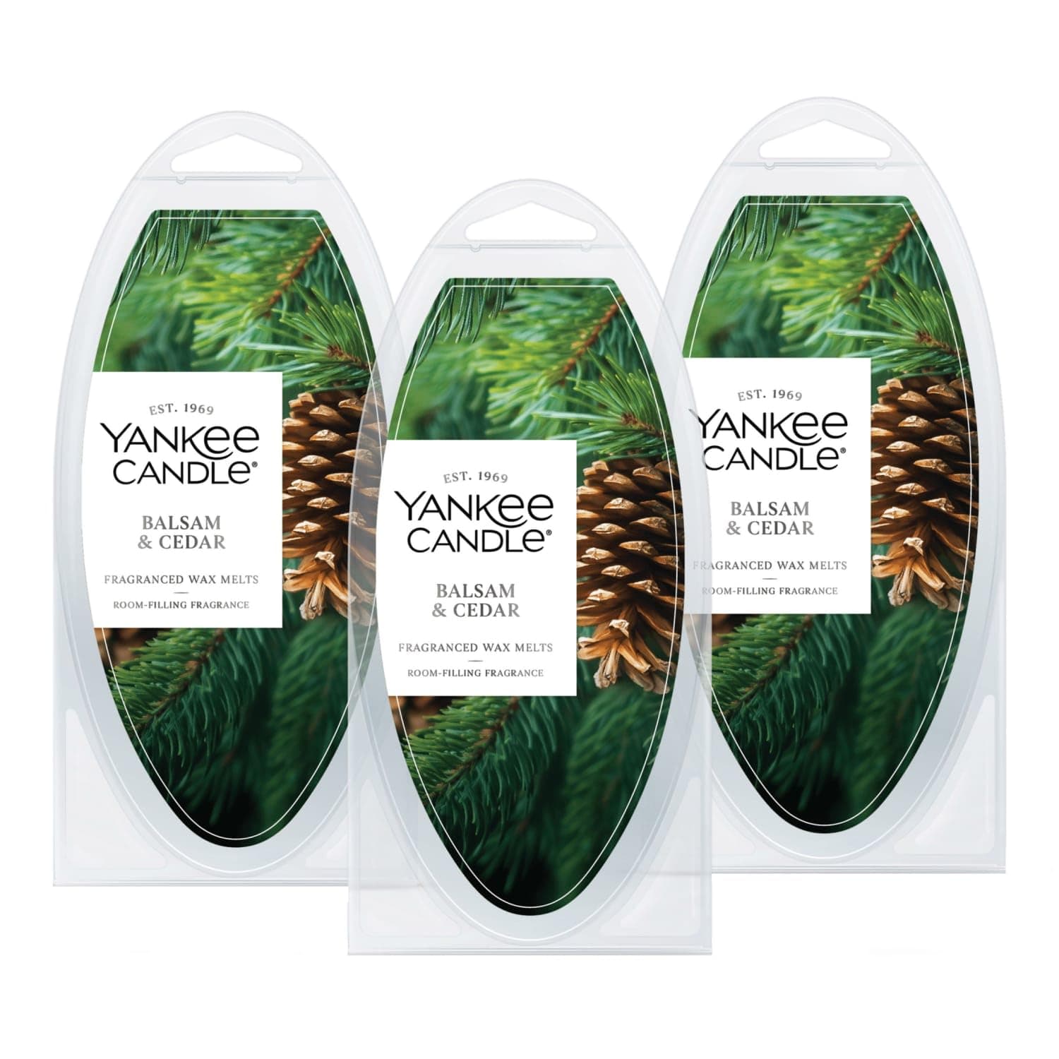 Balsam & Cedar Wax Melts Packs of 3-18 Total Wax Melts Perfect for Gifting
