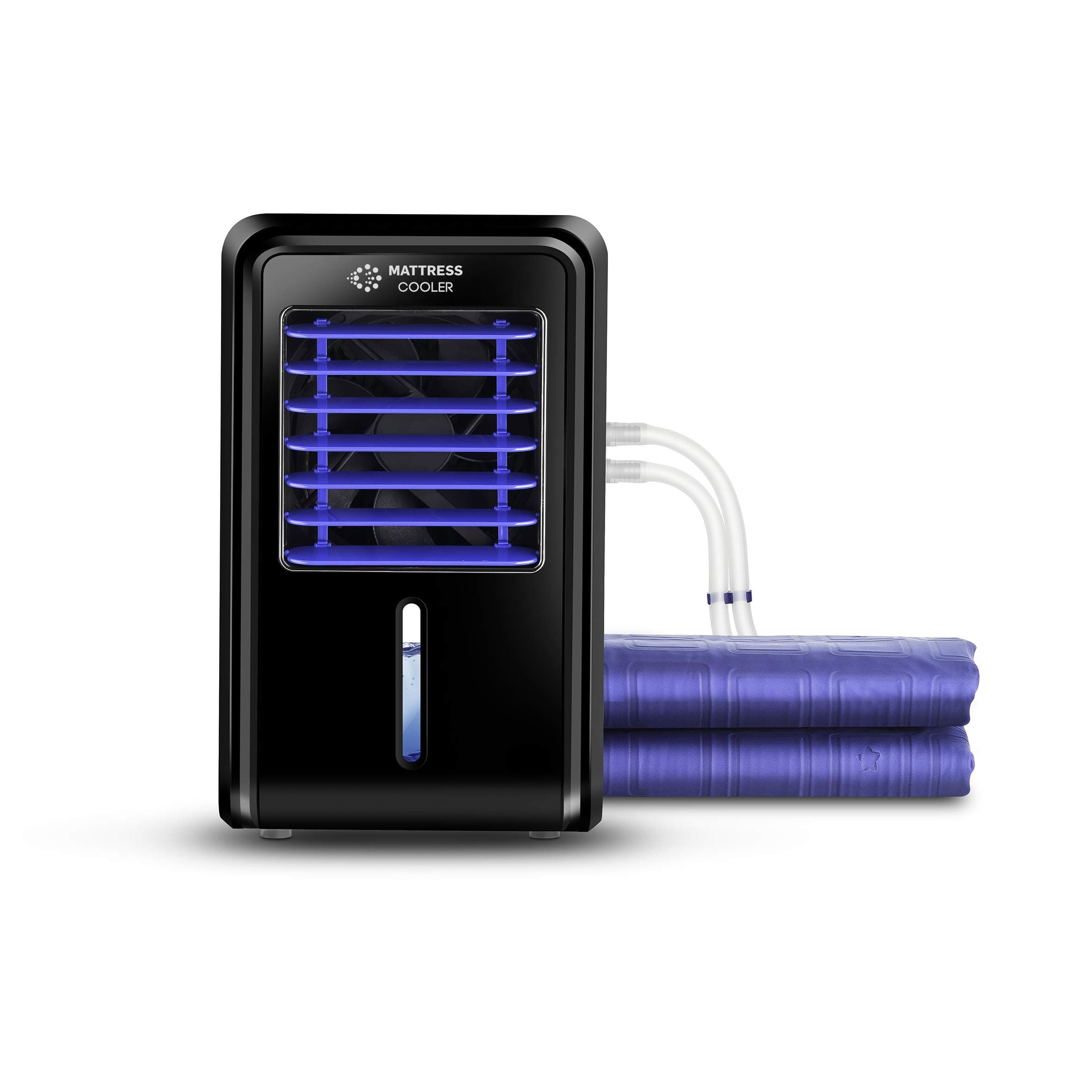 Mattress Cooler "Classic" Chilled Water Sleep Cooling System 2 Pillow Pad Box Set (Black)