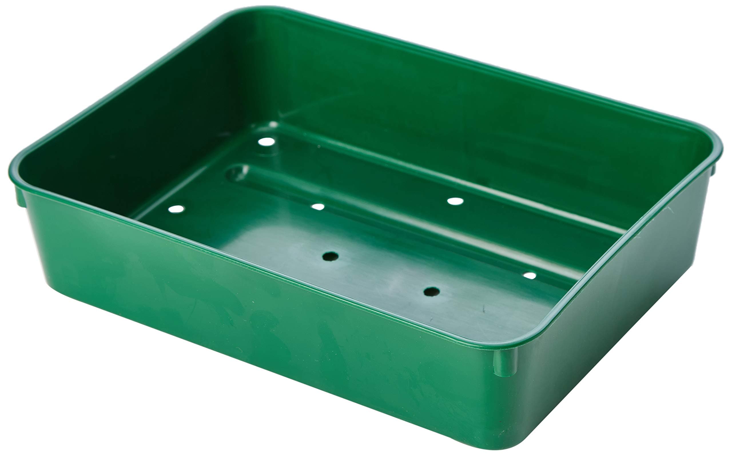Stewart 2333004 22 cm Extra Deep Seed Tray with Holes - Green