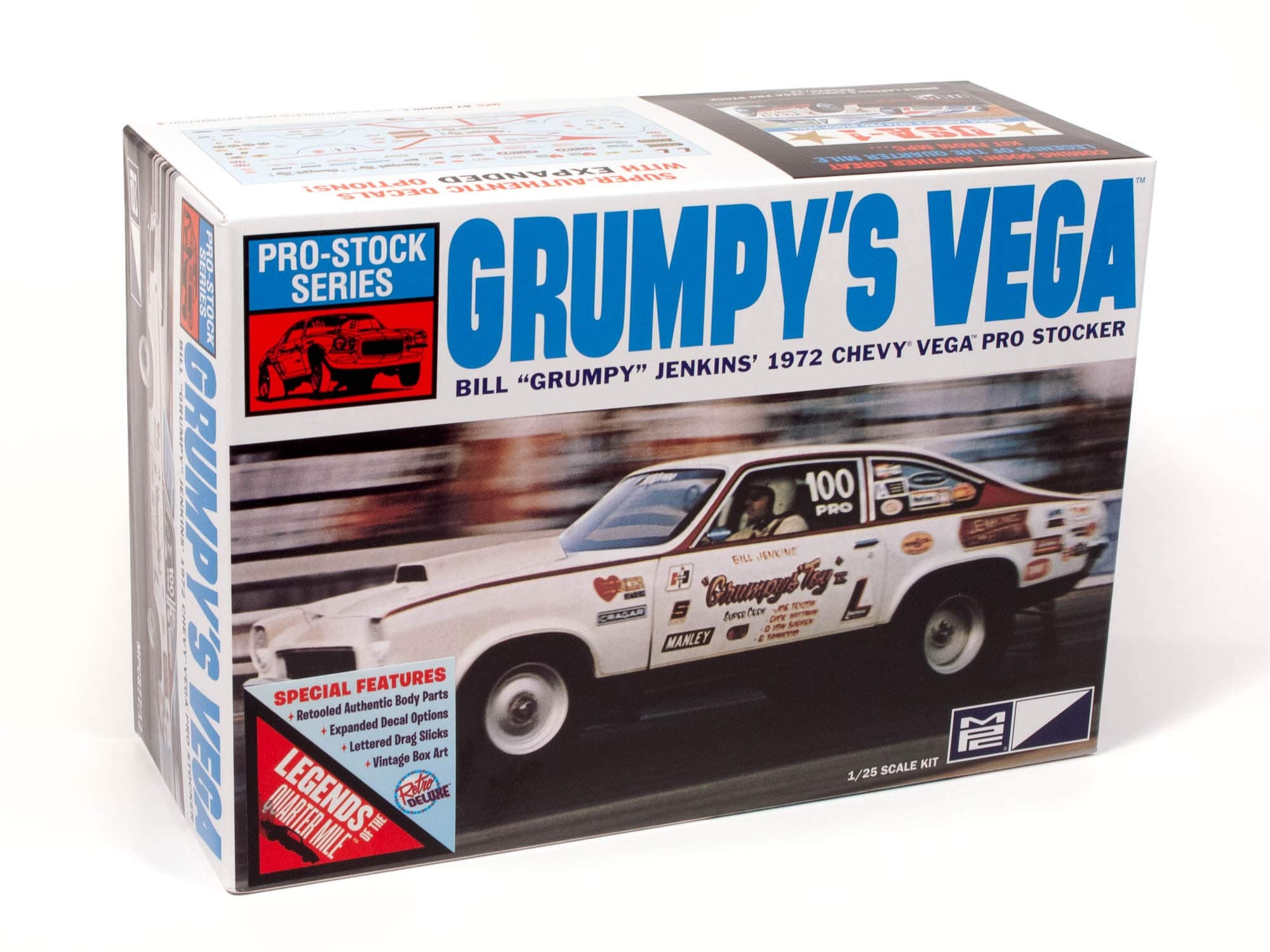 1972 Chevy Vega Pro Stock Bill Grumpy Jenkins 1:25 Scale Plastic Model Kit