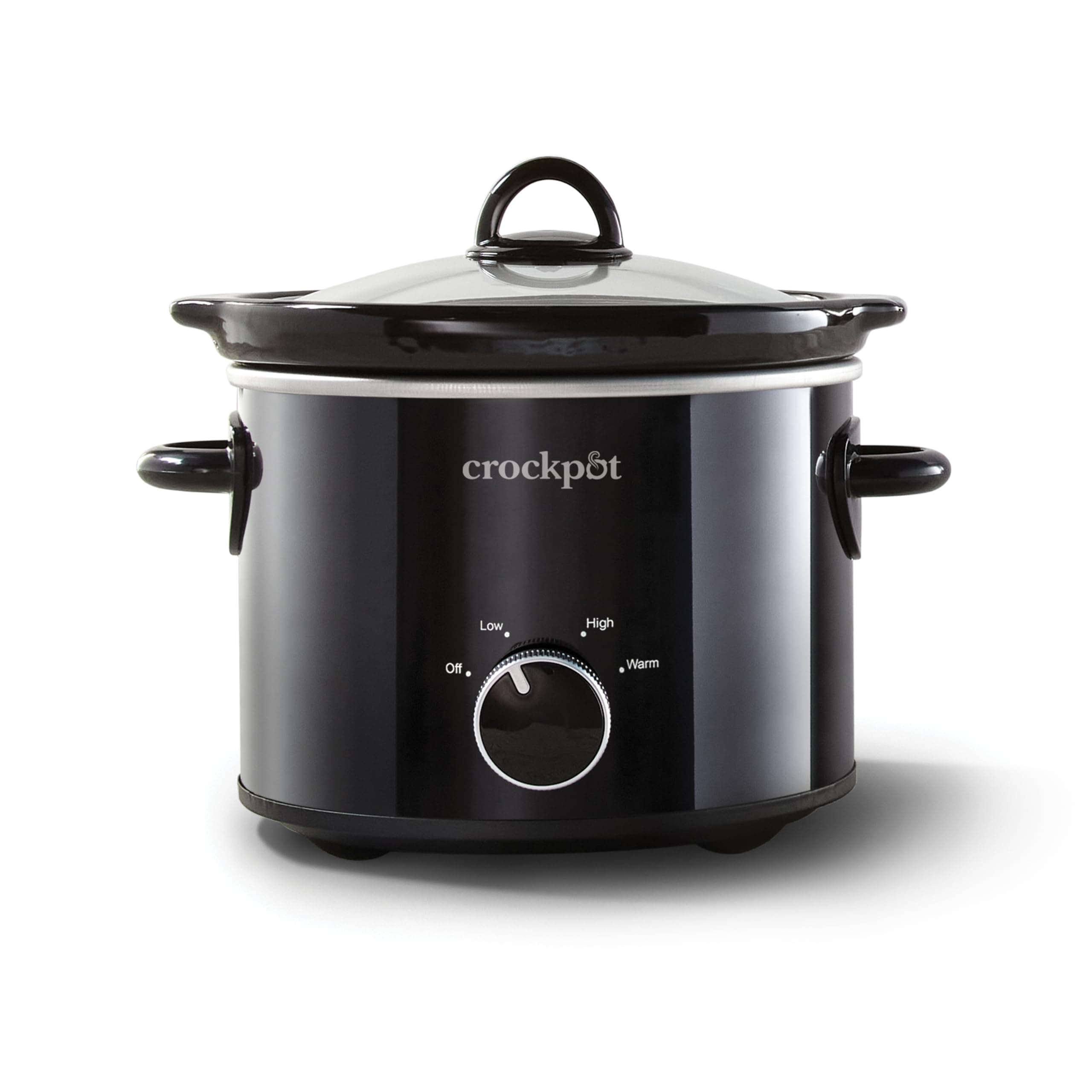 Crock-Pot 2-QT Round Manual Slow Cooker, Black