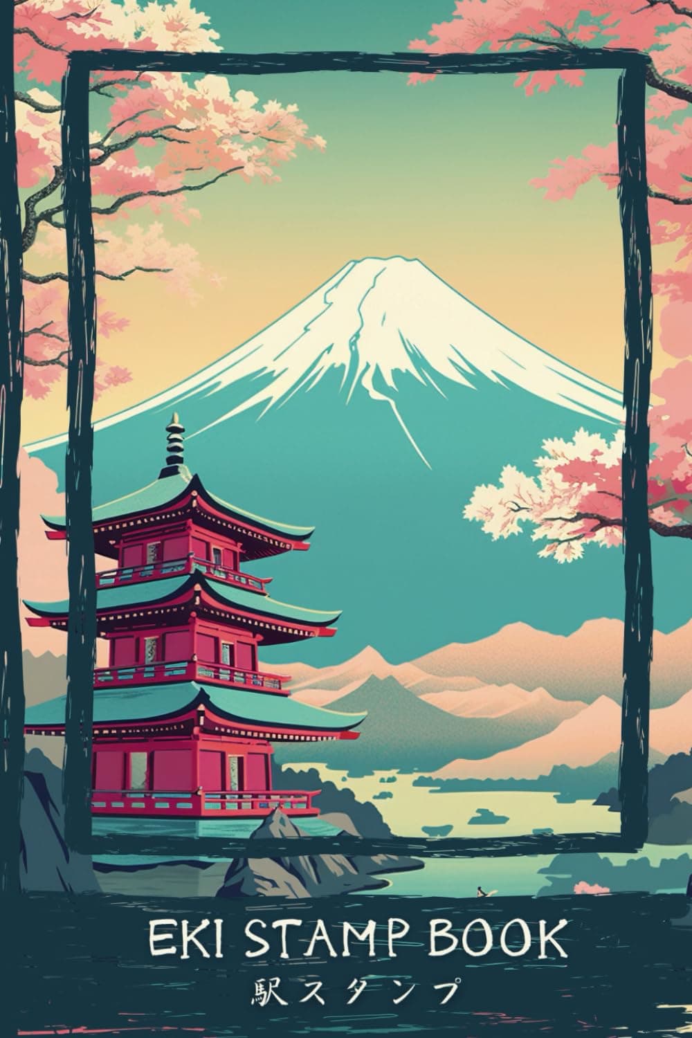 Eki Stamp Book: Capture Your Travels with a Cool and Unique Japanese Tradition | Pastel Edition | Travel-Friendly 4x6 Size