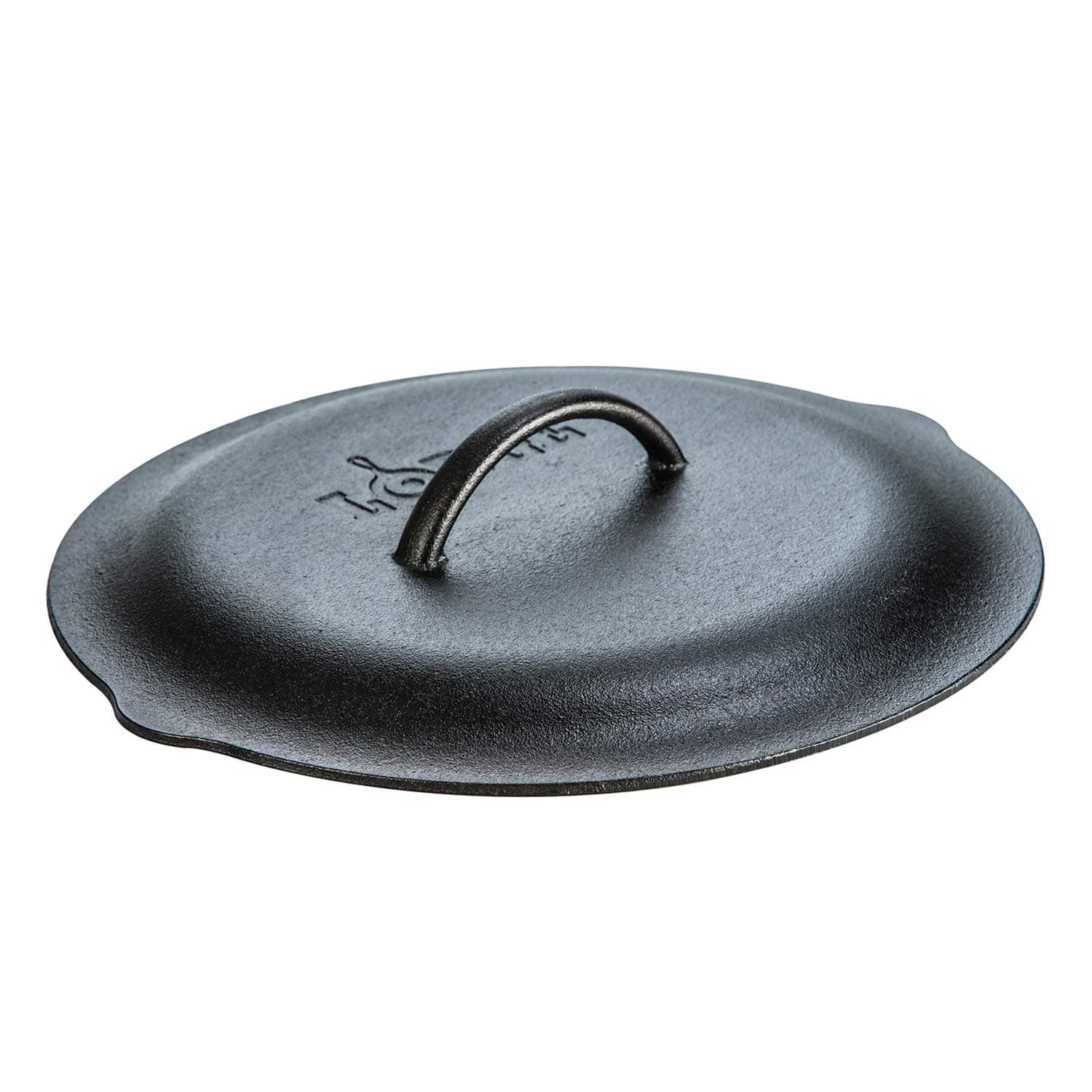 L10SC3 Cast Iron Cover Lid with Handle and Interior Basting Tips, Black
