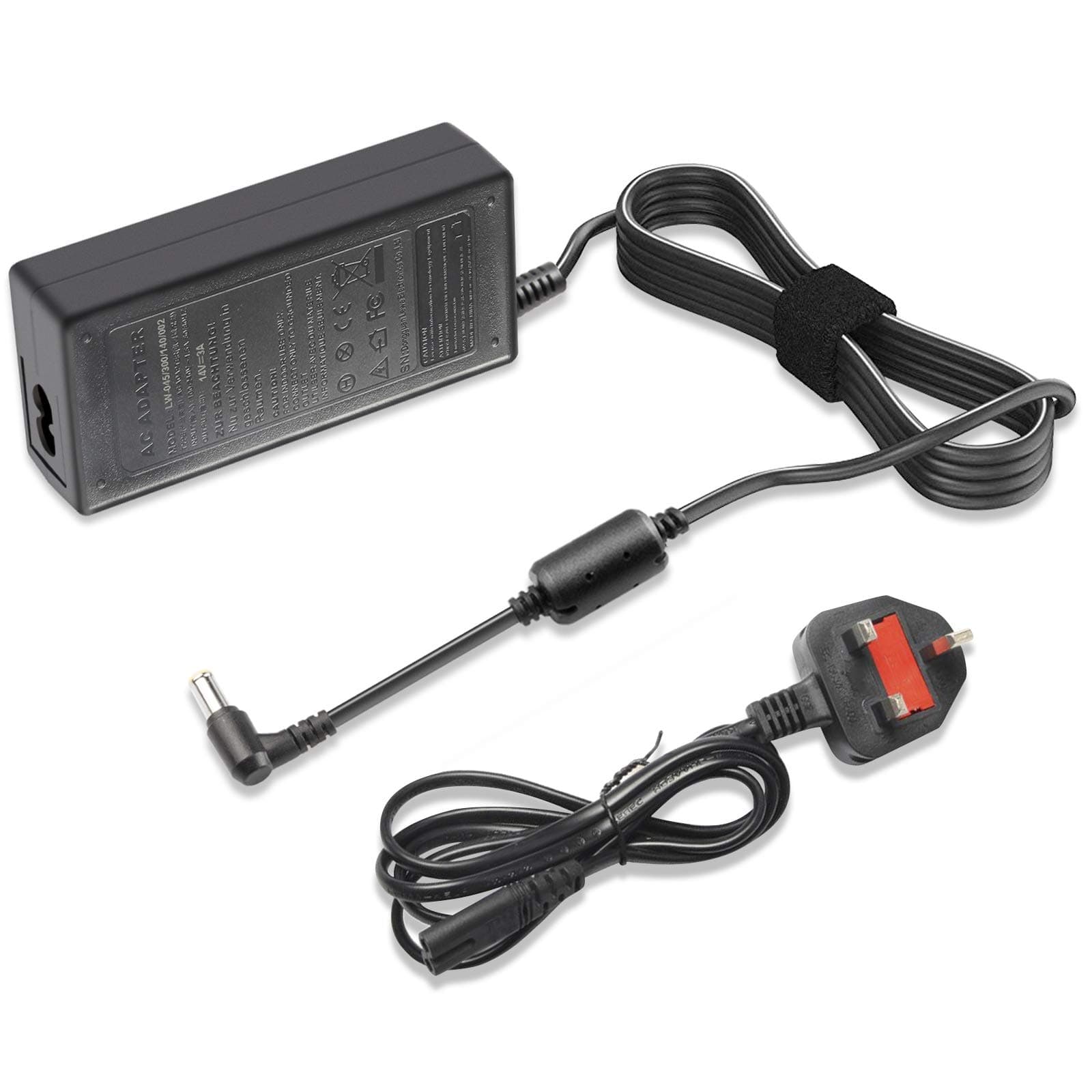 ARyee 14V 3A AC Adapter Charger Compatible with Samsung S19B300NW S19B300 S19B330 S19B360 S19B360BW S22B360HW S22B150N S22A350B S22B100N BX2350 S24B240 S22A330BW S24A350H S27A350H S22A100N