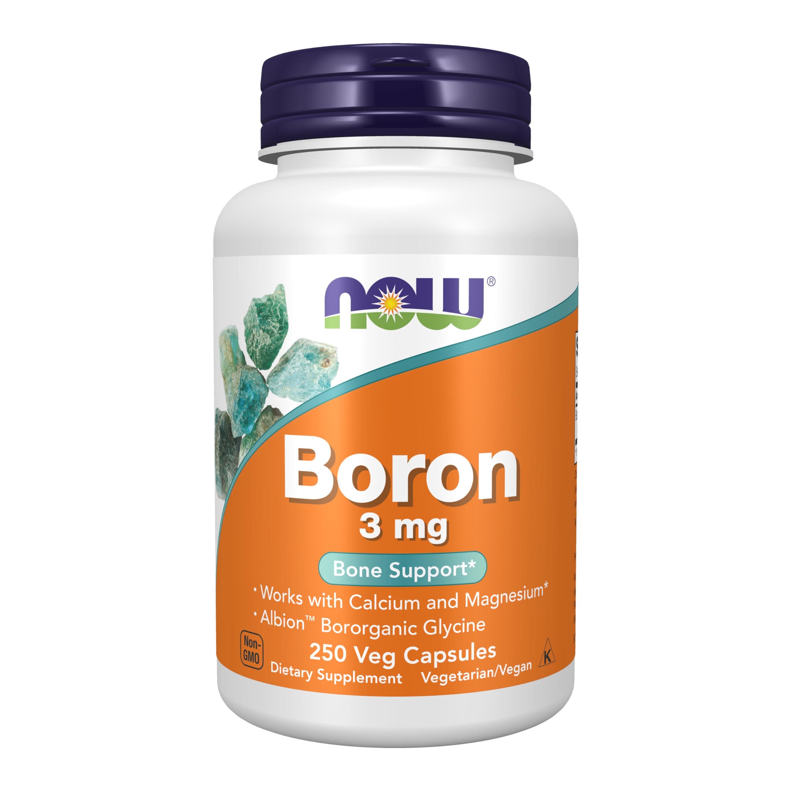 Now Foods Boron 3 Mg - 250 Capsules