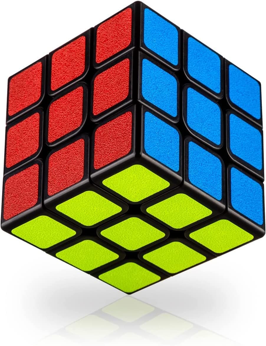 SYOSI Rubix Cube, Speed Smooth Turning Magic 3x3x3 Brain Teaser Puzzle Sticker (2.2 inches)
