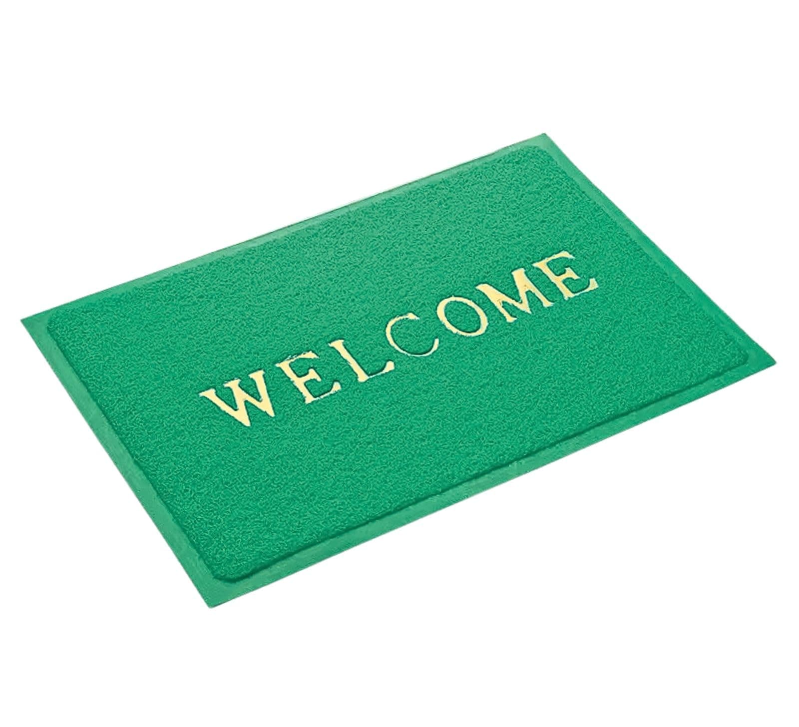 Feelings Welcome Door Mat GREEN