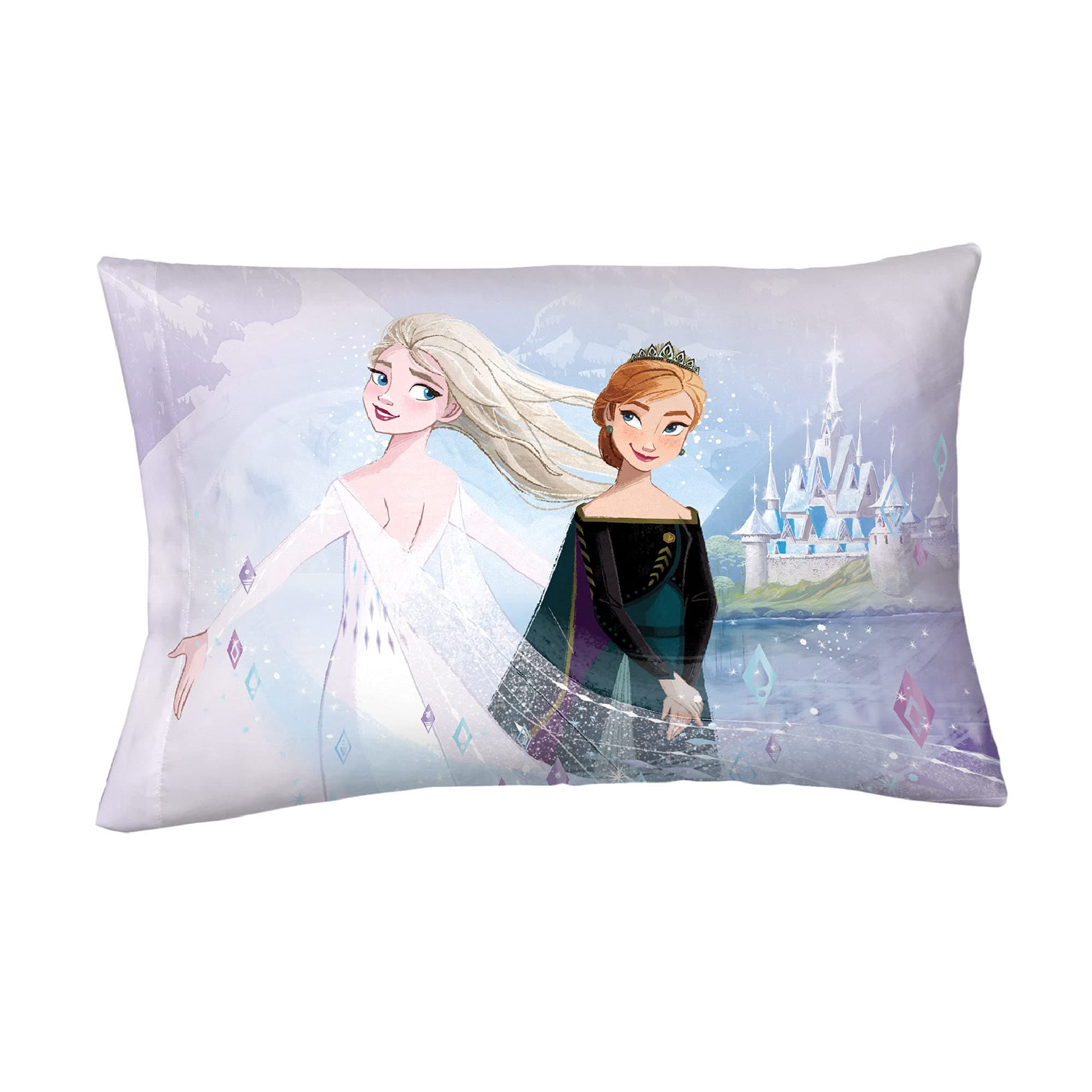 Disney Frozen 2 Kids Bedding Super Soft Microfiber Reversible Pillowcase, 20 in x 30 in, "Official" Disney Product By Franco,DESIGN (PRINTS MAY VARY!)