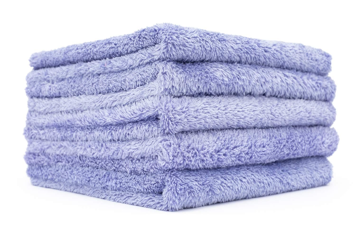 The Rag Company - Eagle Edgeless 350 (5-Pack) Professional Korean 70/30 Blend Super Plush Microfiber Detailing Towels, 350GSM, 16in x 16in, Lavender