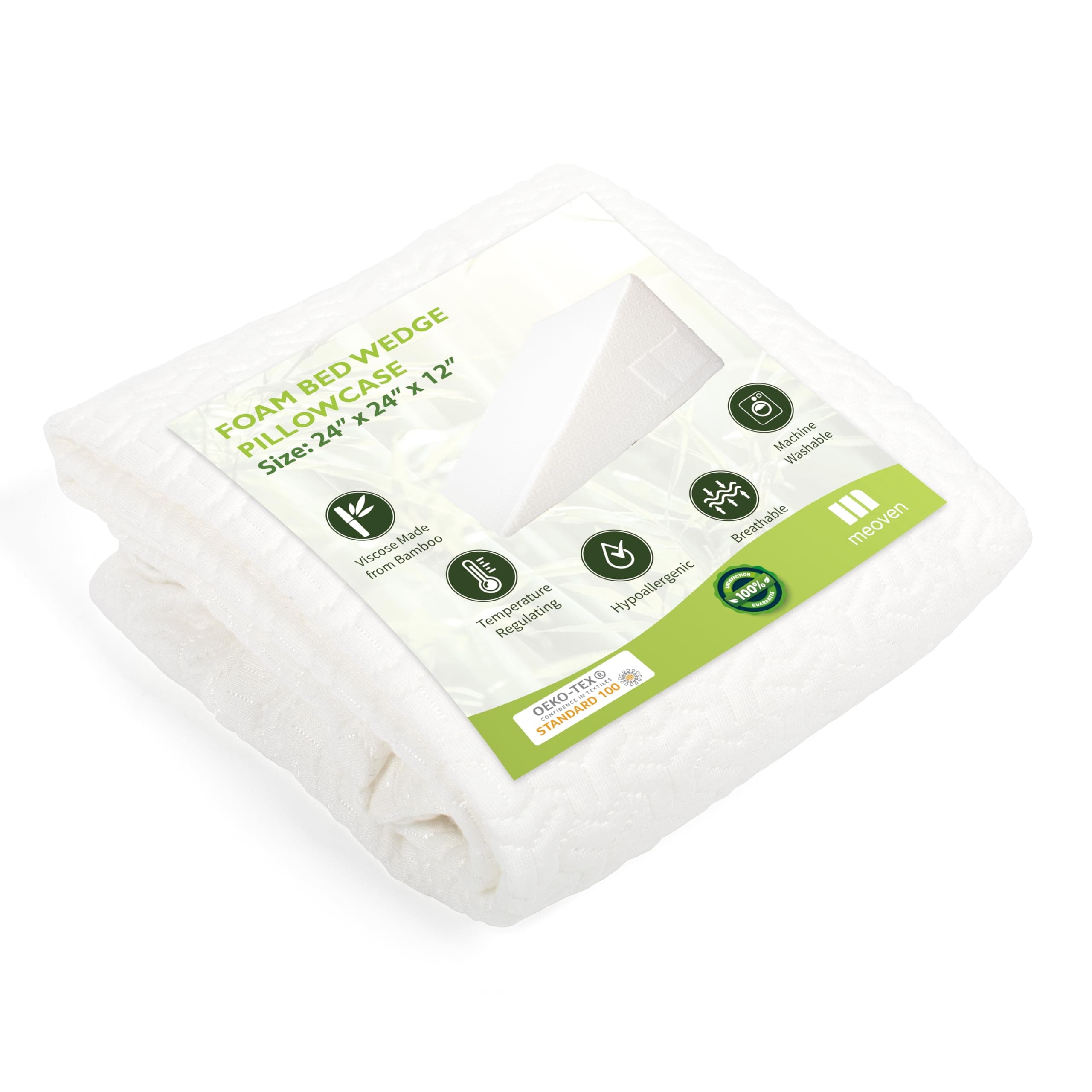 24x24x12 in wedge pillow cover