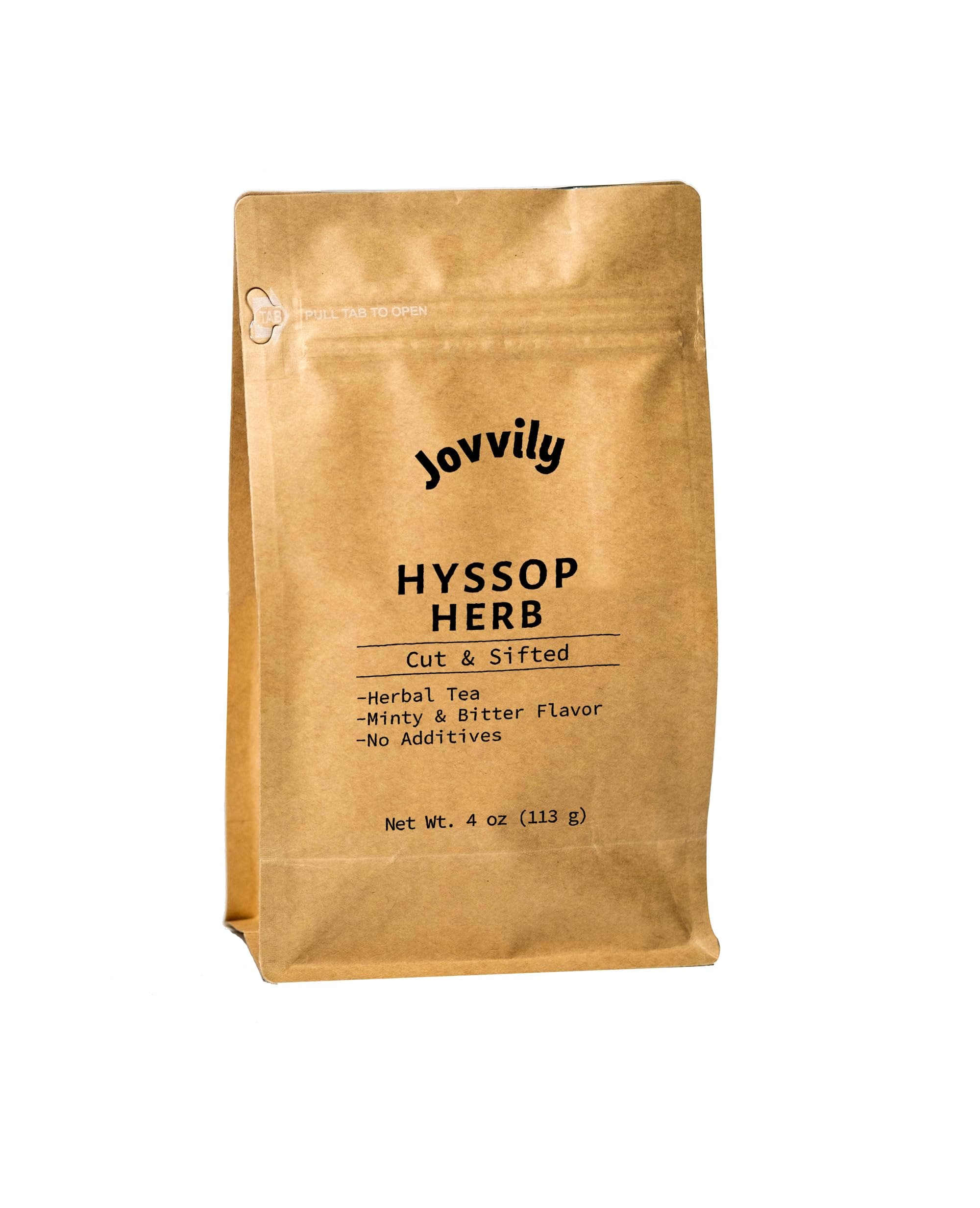Jovvily Hyssop Herb - 4 oz - Herbal Tea - Cut & Sifted
