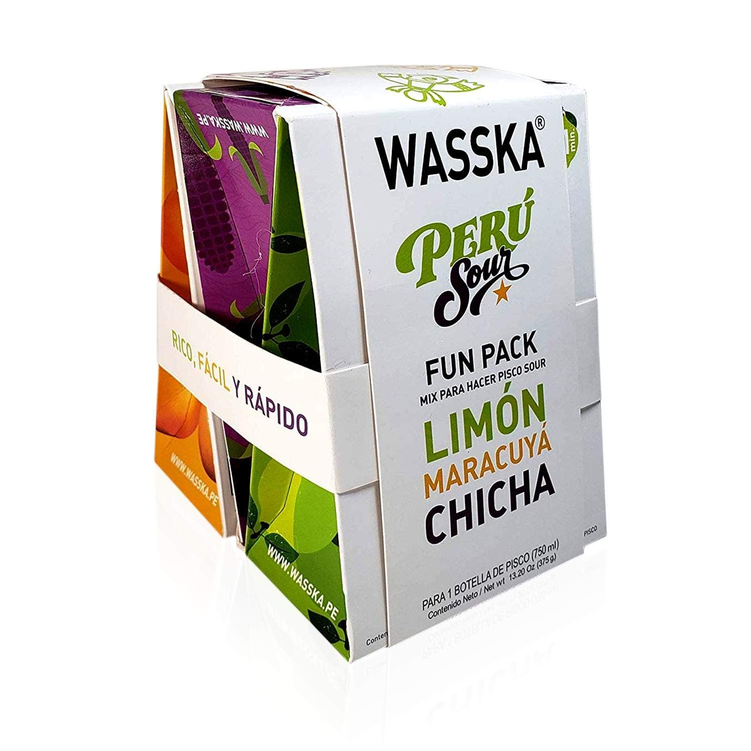 WASSKA PERU SOUR FUN PACK LIMON / MARACUYA / CHICHA