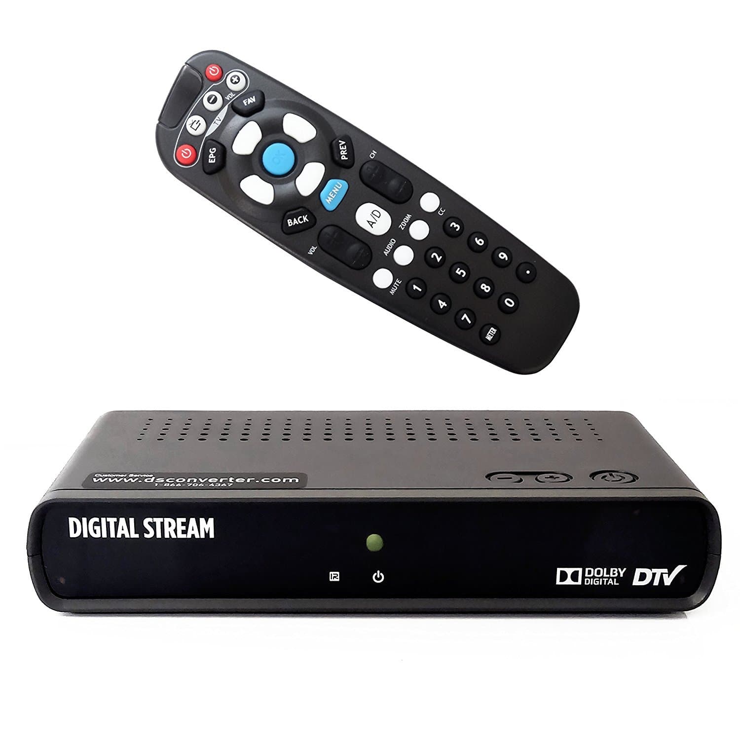 DTX9980 Analog Pass-Through DTV Converter, Black