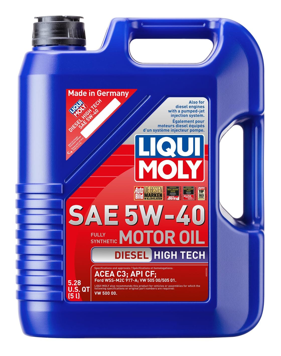 LIQUI MOLY Diesel High Tech SAE 5W-40 | 5 L | Fully synthetic engine oil | SKU: 2022