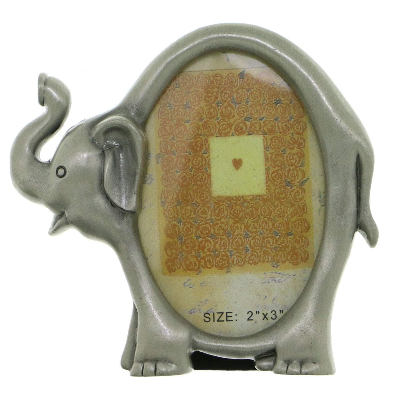 Mi Amore Elephant Shaped Pewter Picture-Frame PF42