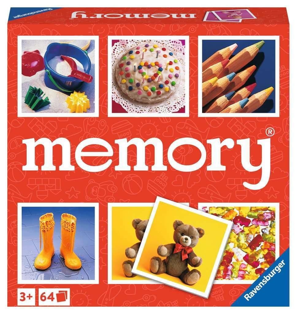 Junior Memory® Game | Engaging Picture Matching Game | Enhances Memory & Matching Skills | Suitable for Kids Ages 3 and Up | Quality Assured