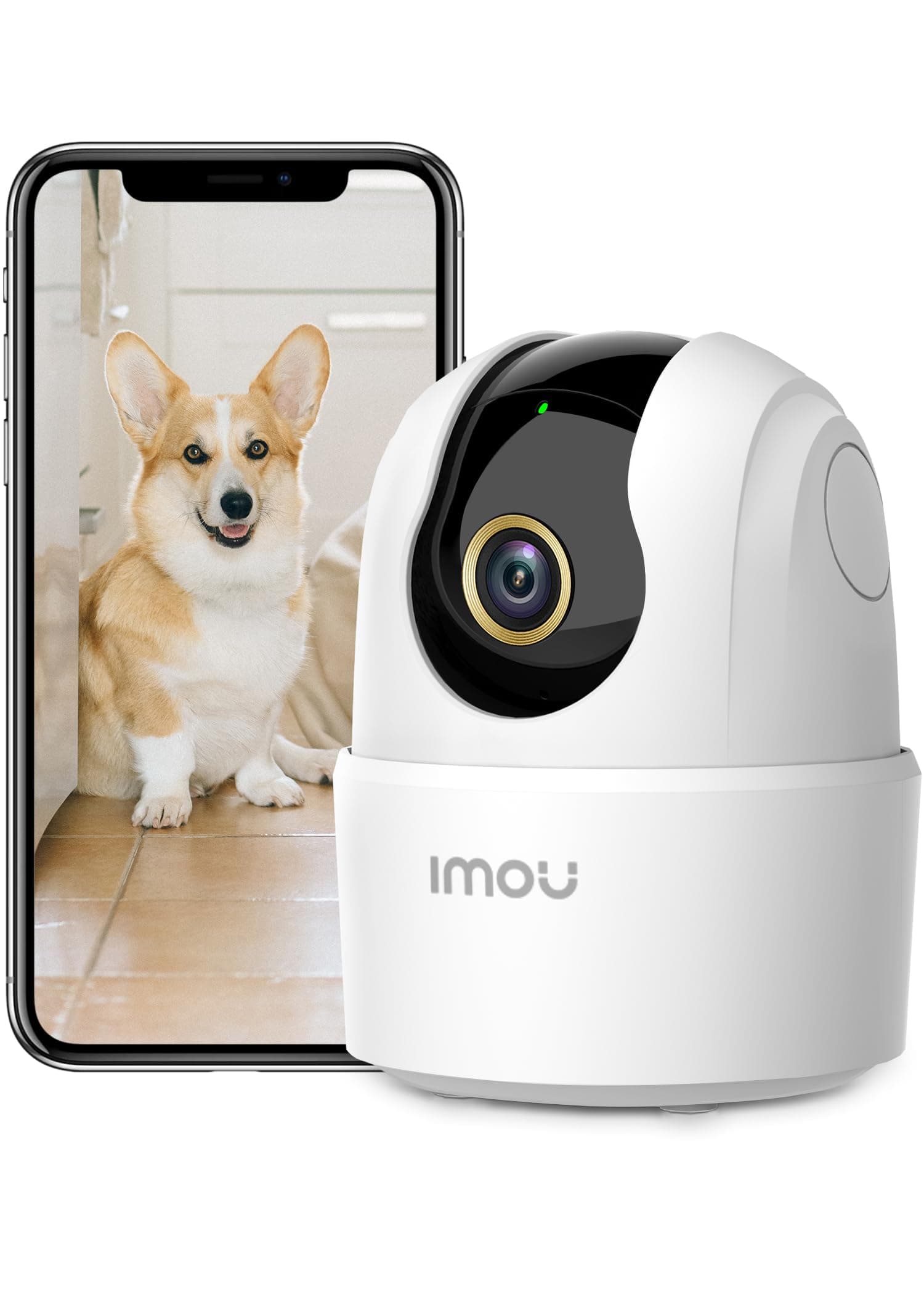 2.5K WiFi Camera Indoor Pet Dog Camera 4MP, 360° Home Security Wireless IP Baby Camera, Human Detection AI, Smart Tracking, Siren, 10m Night Vision, 2-Way Audio, Privacy Mode, Works with Alexa