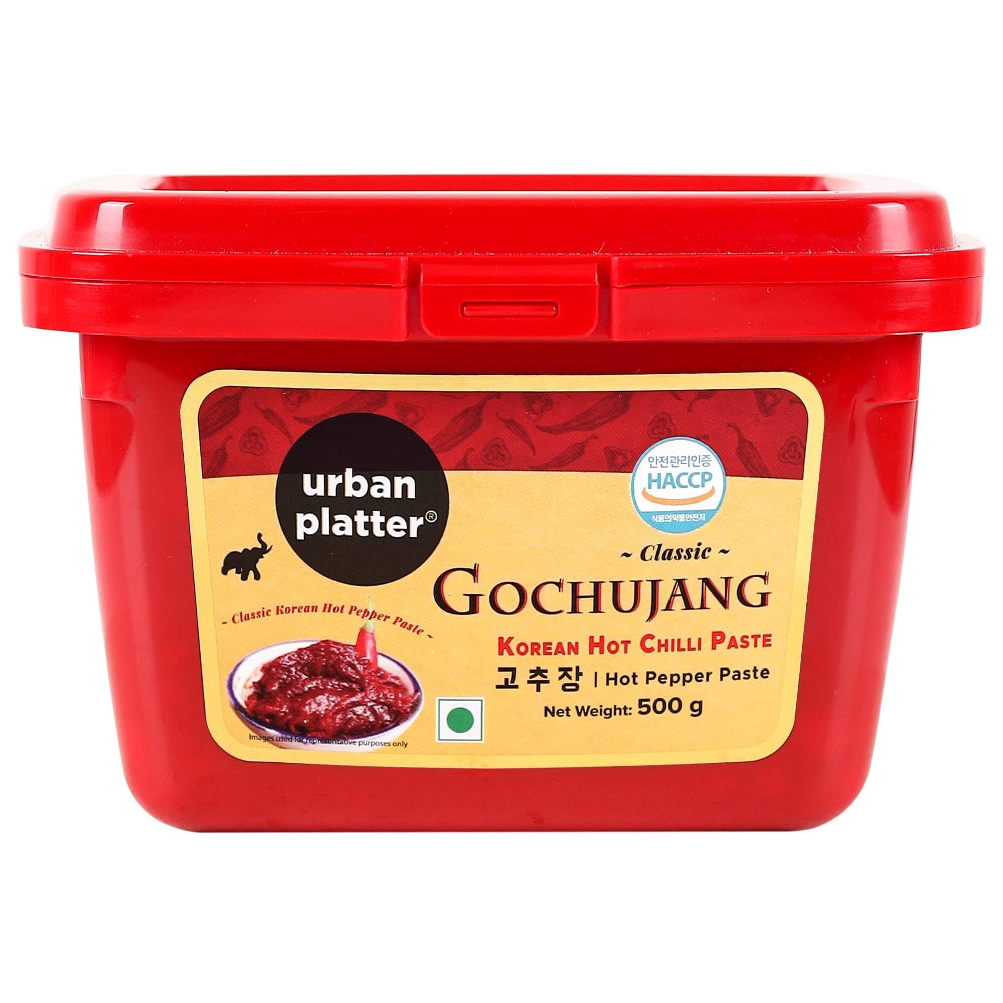 Korean Gochujang Paste 500g (Fermented Chilli Paste | Spicy-Sweet Umami | Plant-Based | For Bibimbap & Tteokbokki)