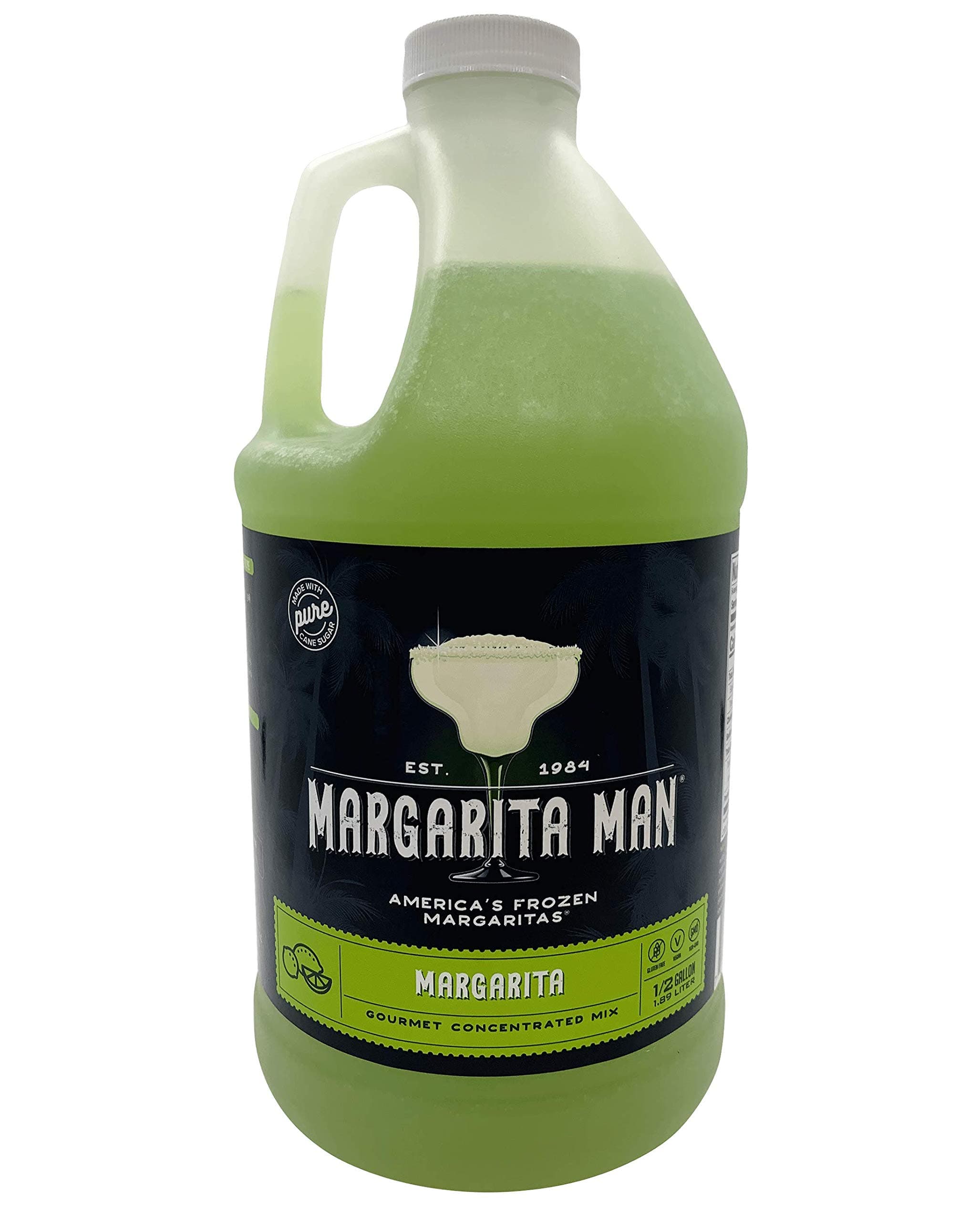 Margarita Mix Concentrate | 64oz bottle, makes 75 drinks | Bars, Restaurants, At Home | Pure cane sugar