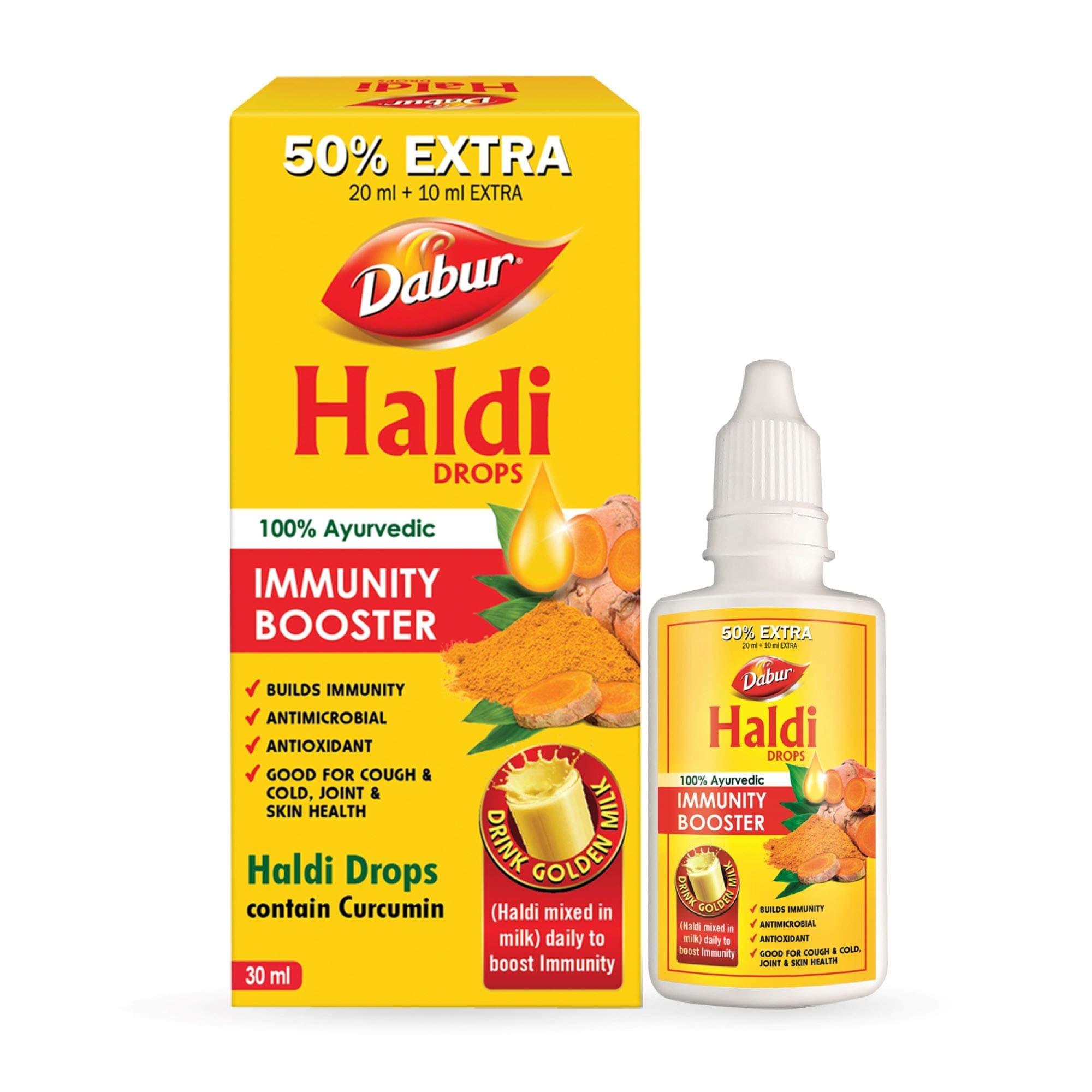 Dabur Haldi Turmeric Drops 100% Ayurvedic Immunity Booster