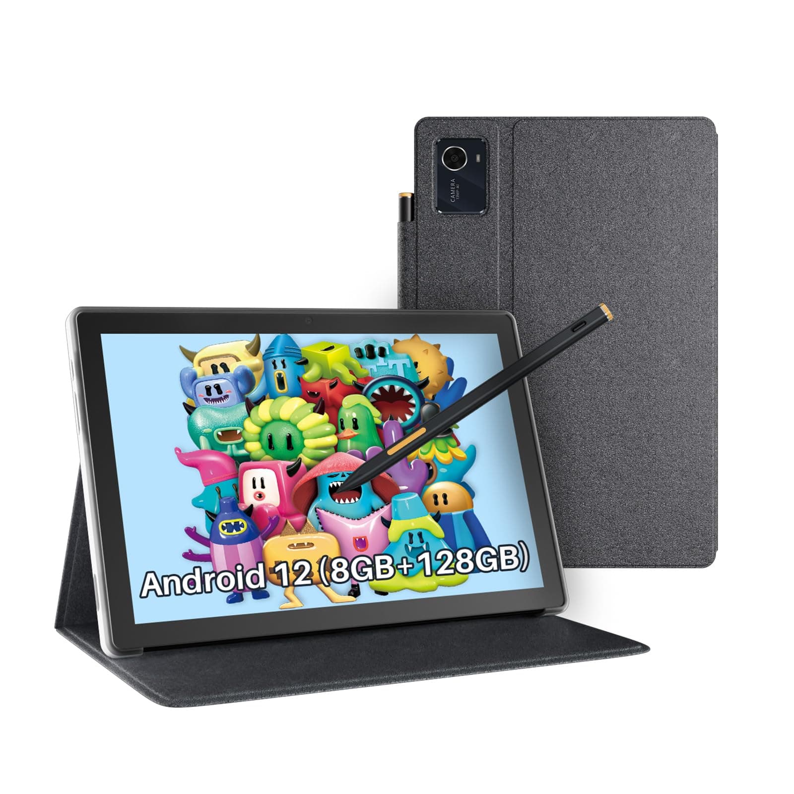 HUION Kamvas Slate 10 Standalone Drawing Tablet with Full-Laminated Screen, 10.1" FHD Digital Art Tablet No Computer Needed, with 4096 Levels Stylus Pen, Android 12, 8GB+128GB for Artist Beginner