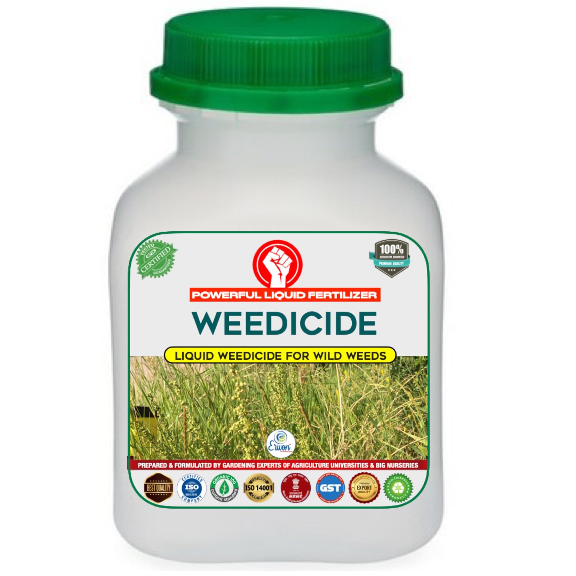 Erwon® Weeds Remover, Organic Essential Powerful Liquid Weeds Remover for Removing all types of Wild Weeds (250 ml)