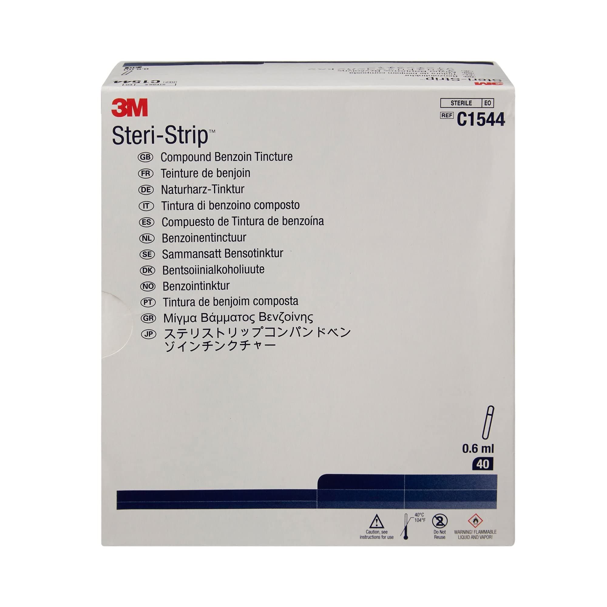 Steri-Strip 3M Compound benzoin Tincture C1544, 40Piece