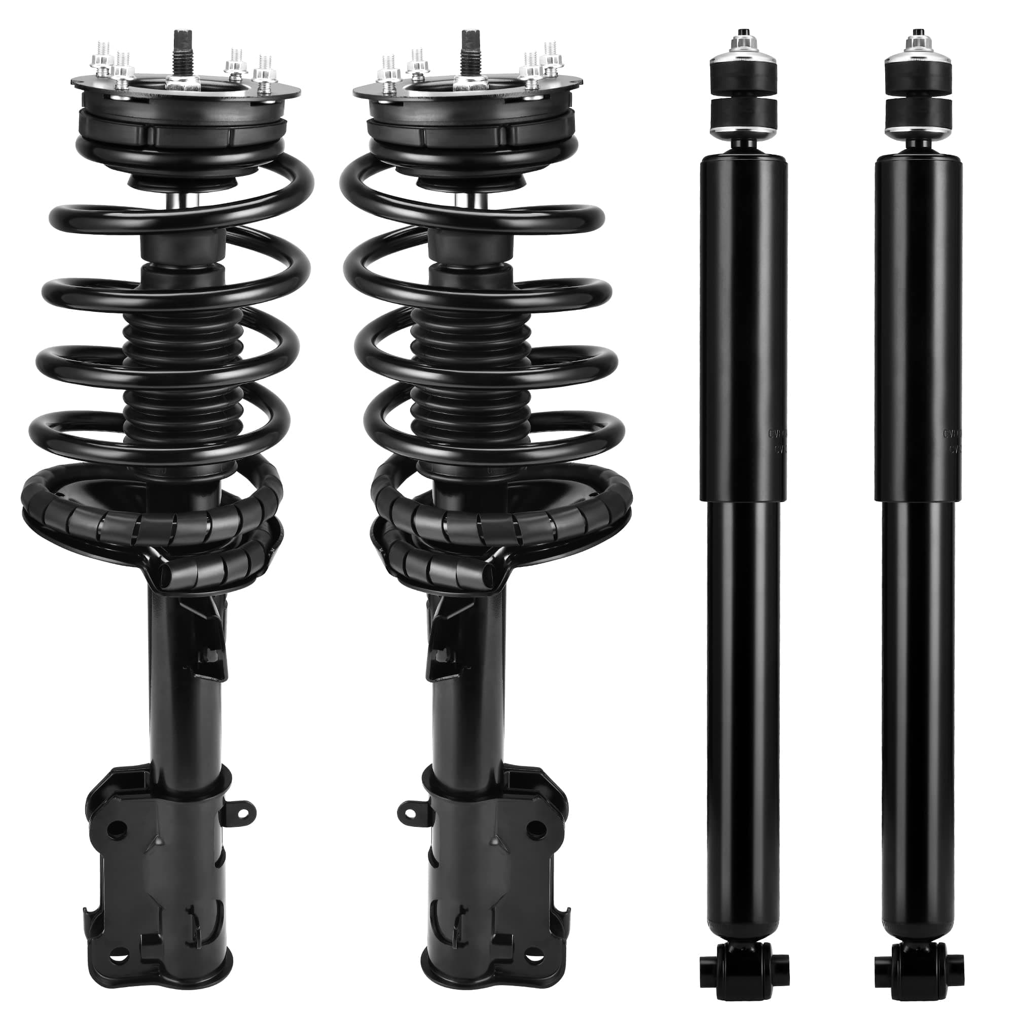 AUTOSAVER88 Rear and Front Pair Complete Struts Shocks Assembly Compatible with 2005-2010 Ford Mustang