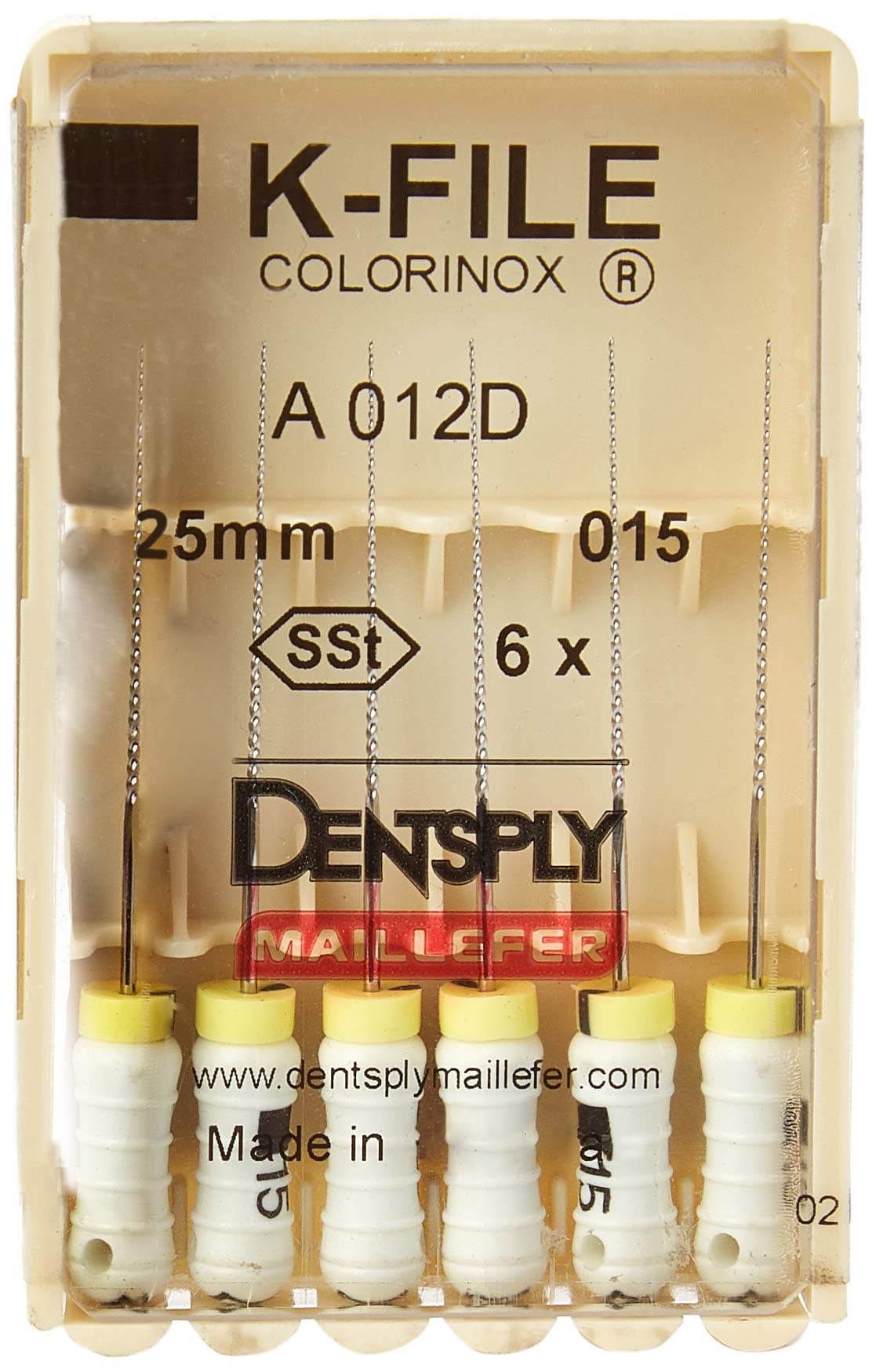 671132 K-File, 15, White (Pack of 6)