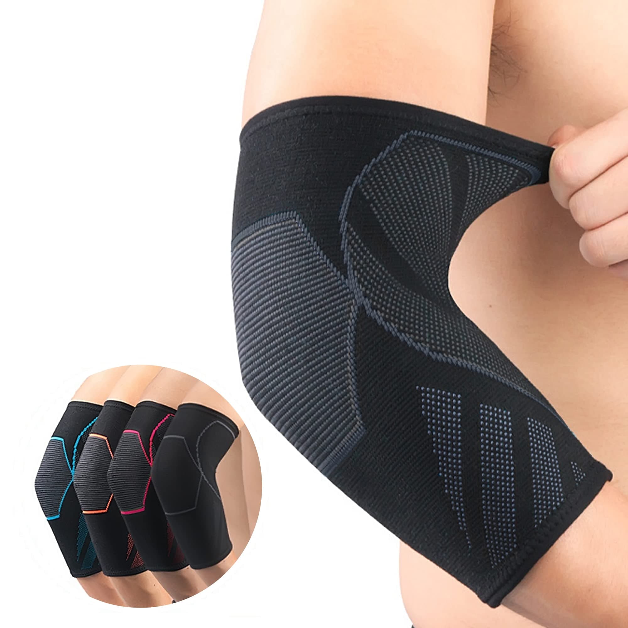 Arm Guards & Elbow Compression Sleeve(1 Pair),Tennis Elbow Braces for Tendonitis and Tennis Elbow,Arm Supports golfer,tennis elbow relief for women & men,elbow sleeve for weightlifting