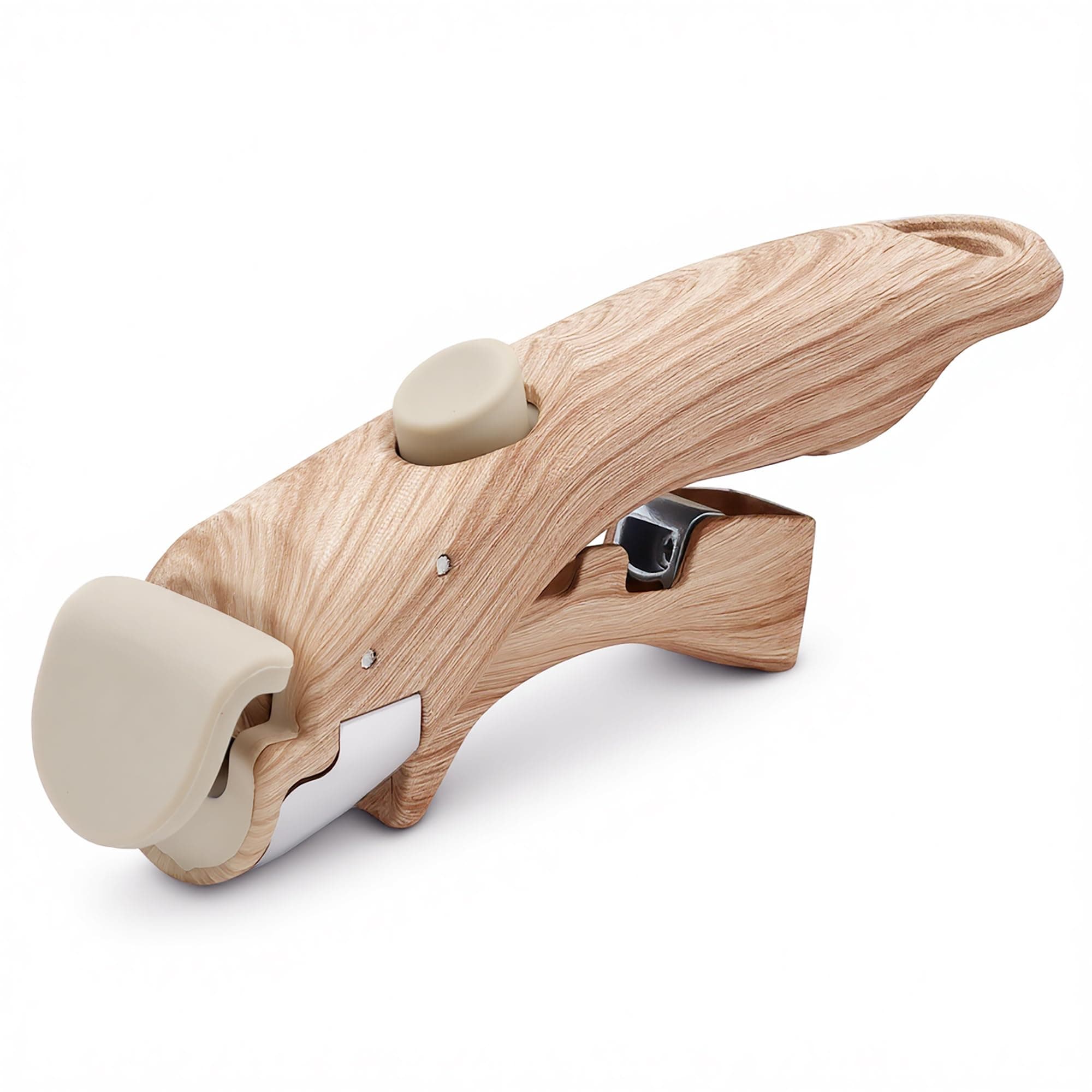 MOKIKA Removable Handle Wood-Like, Detachable Handle Cookware, Universal Pots and Pans Handles Replacement, Removable Pan Gripper Suitable for All Cookware