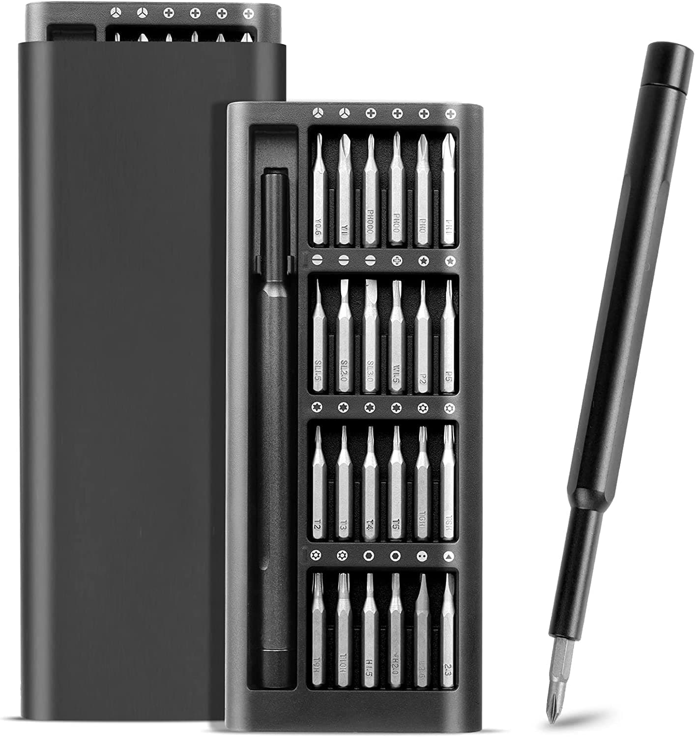 Farraige AM25125 Precision Screwdriver Set - Black, 24 Pcs, 6.61 Inch * 2.63 Inch