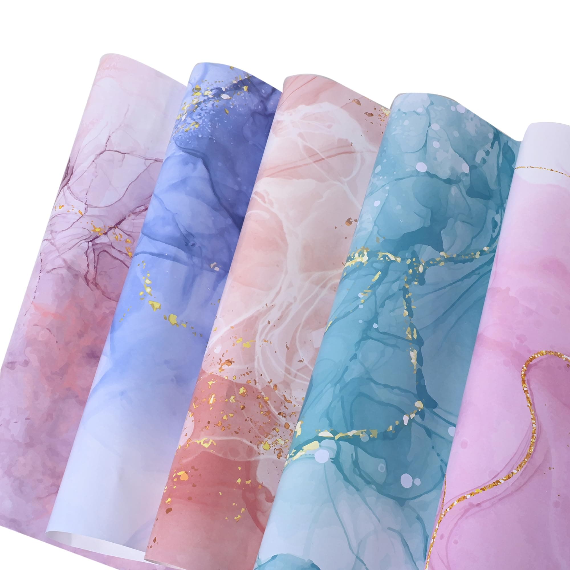 10 Pcs Gift Wrapping Paper Sheets With Gift Ribbons & Gift Nametag Stickers 10 Pcs For Gift Wrapping Paper Sheets-19 X 28 Inches(Multi)