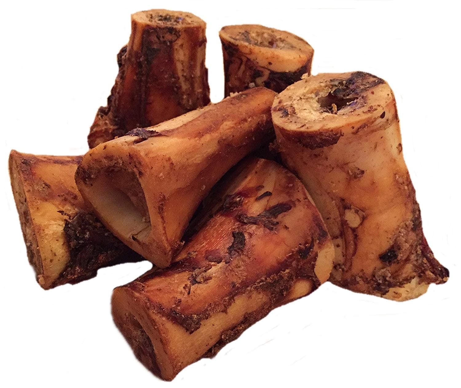 Beef Marrow Dog Bones Long Lasting for Aggressive Chewers - USA Made Single Ingredient Dynamo Bone for Small and Medium Dogs Upto 50 Pounds - 6 Pack