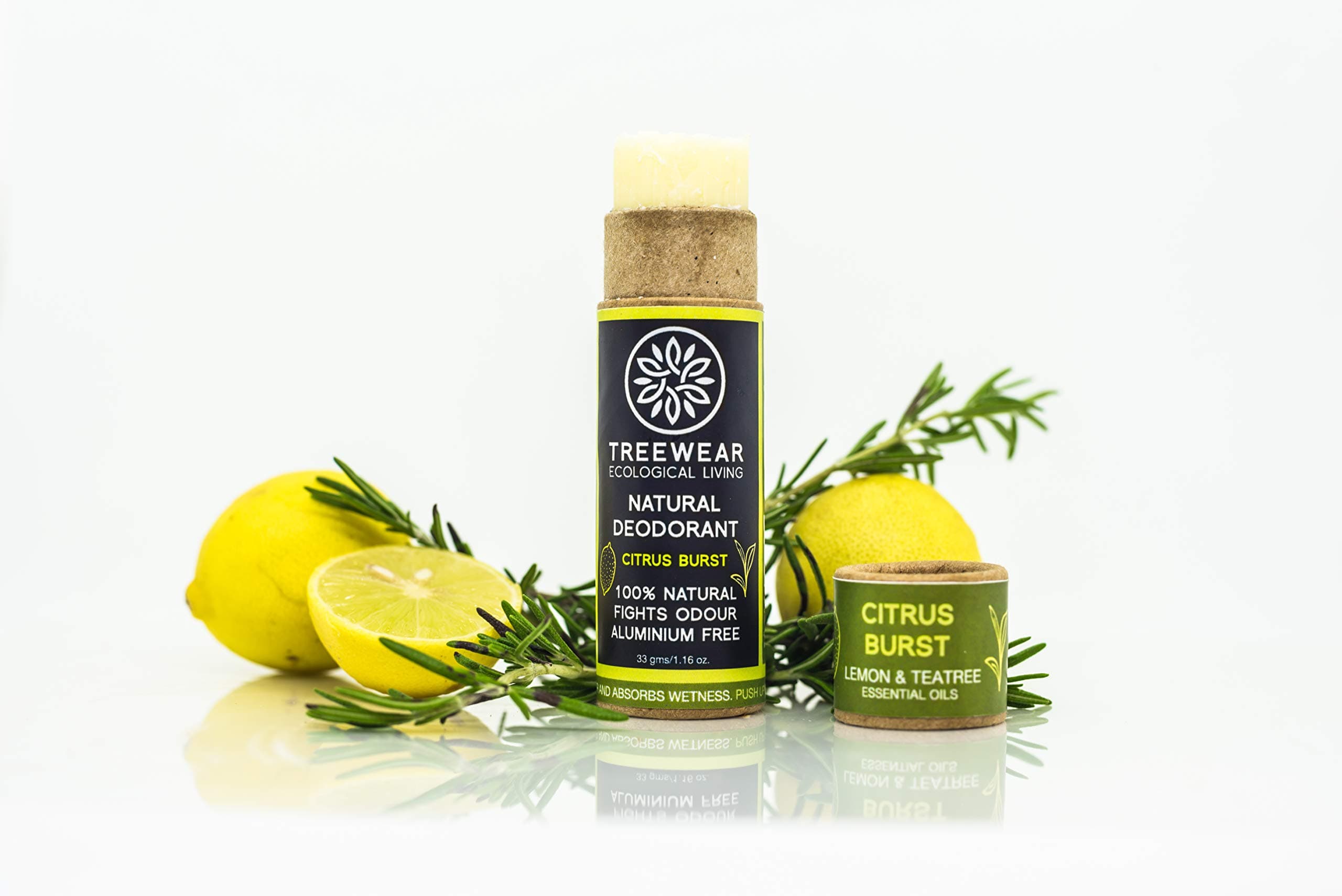TreeWear Natural Deodorant - Citrus Burst