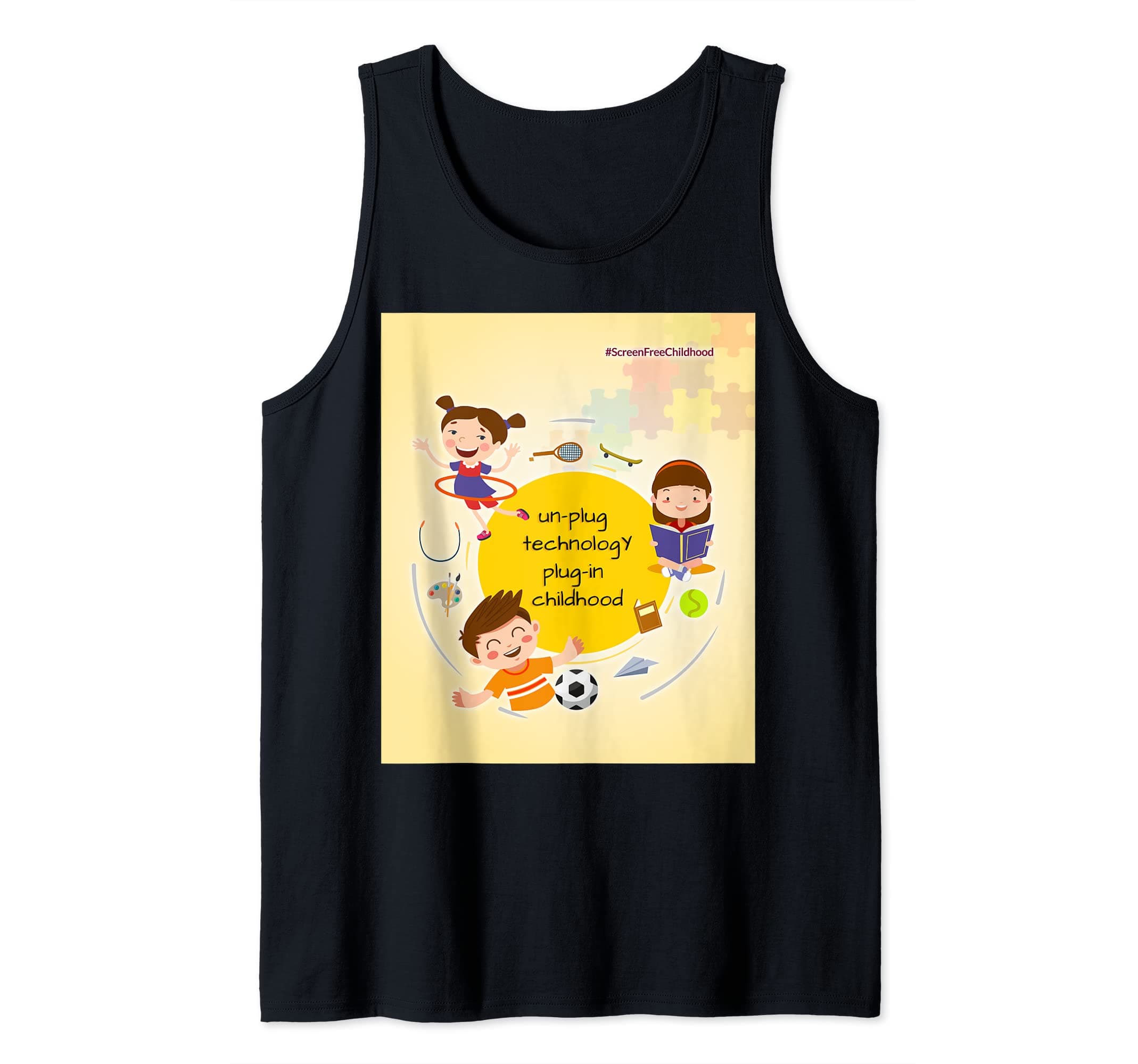 Unplug Technology Plug-in childhood Tank Top