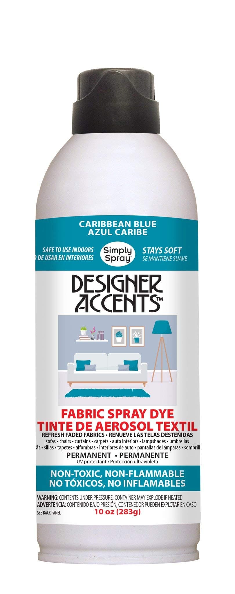 Simply Spray Upholstery Spray Paint - CARIBBEAN BLUE