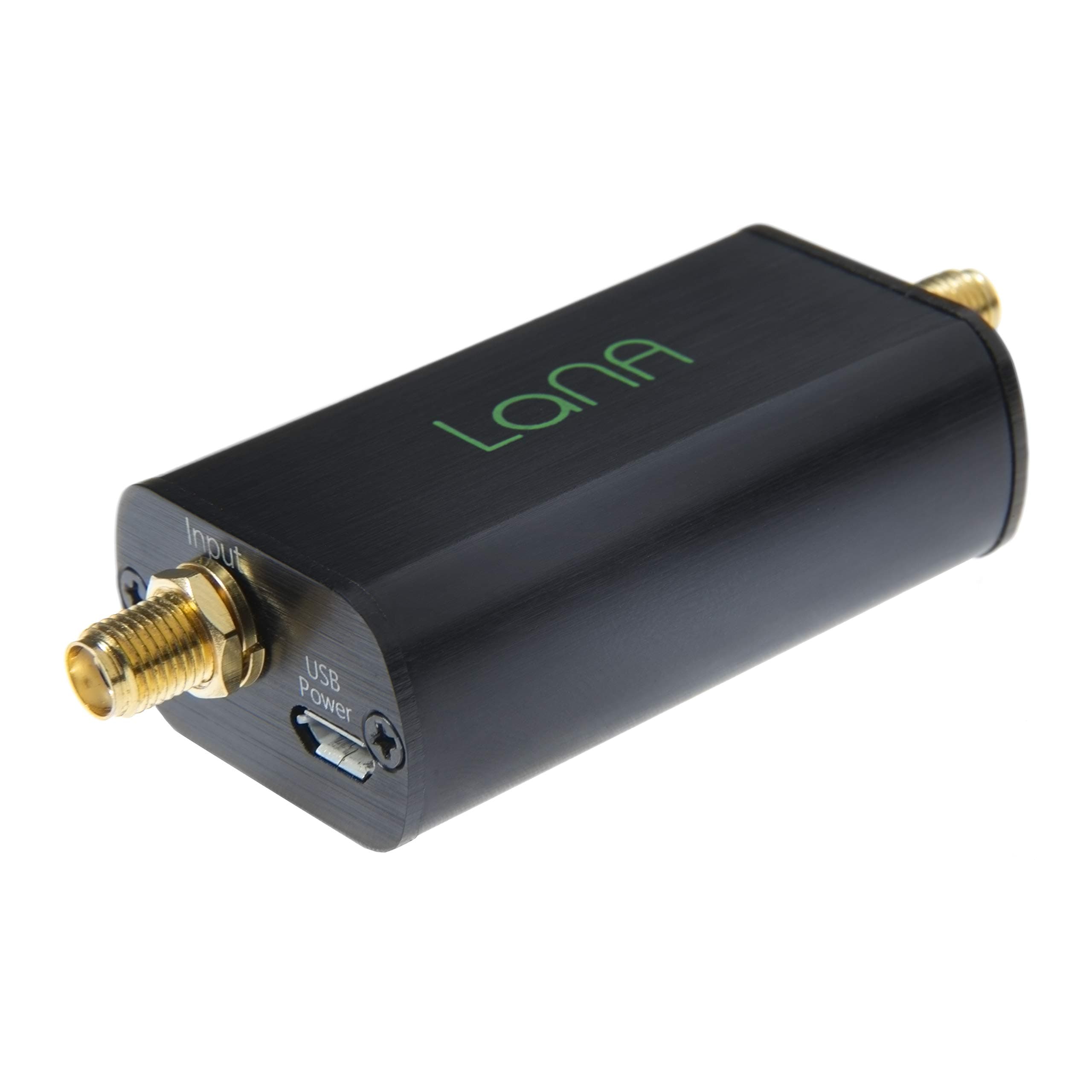 Lana - Ultra Low-Noise Amplifier (LNA) Module for RF & Software Defined Radio (SDR) with Enclosure & Accessories. Wideband 20MHz-4000MHz Frequency Capability with Bias Tee & USB Power Options