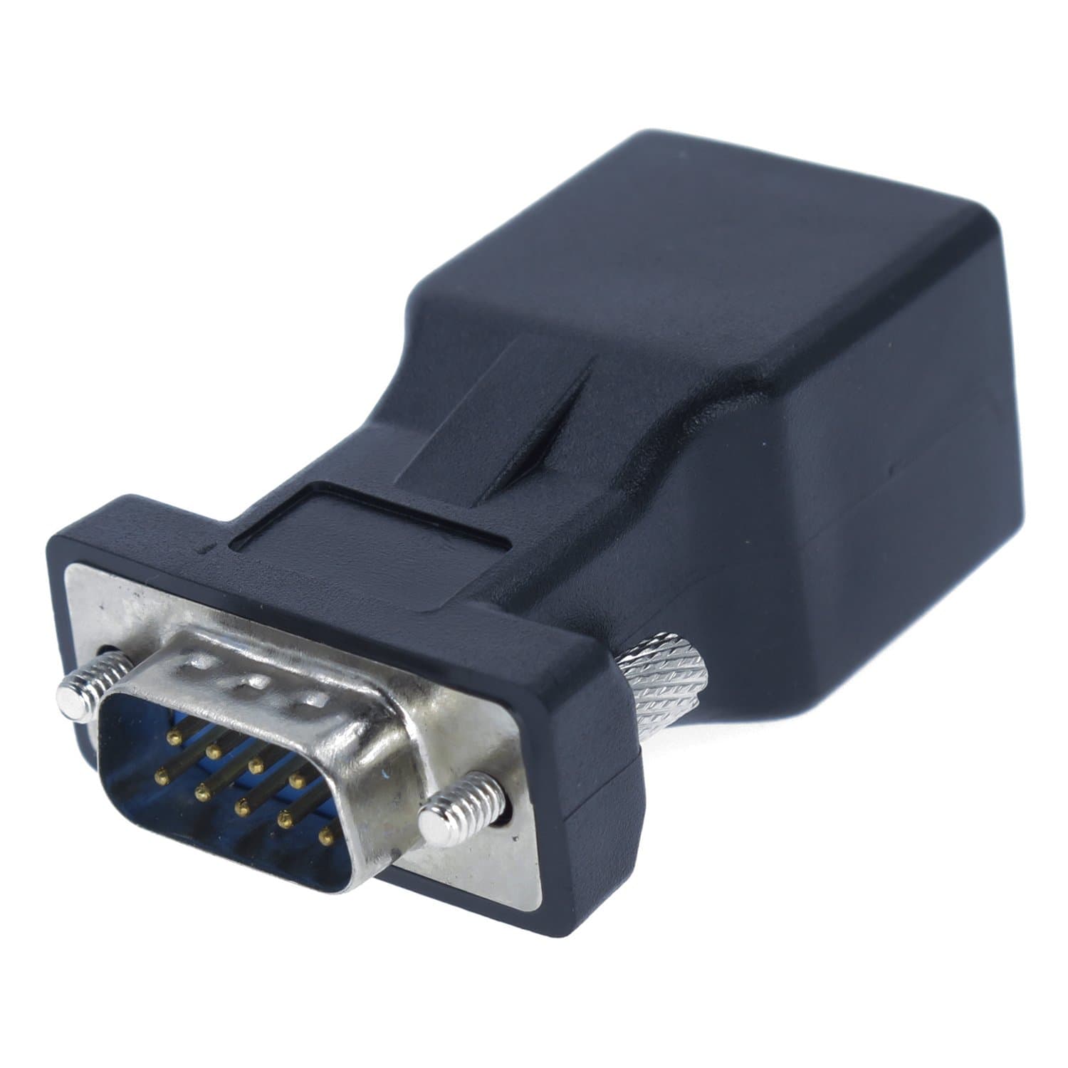 DB9 RS232 to RJ45 Adapter COM Port to LAN Ethernet Port Adapter Male to Female