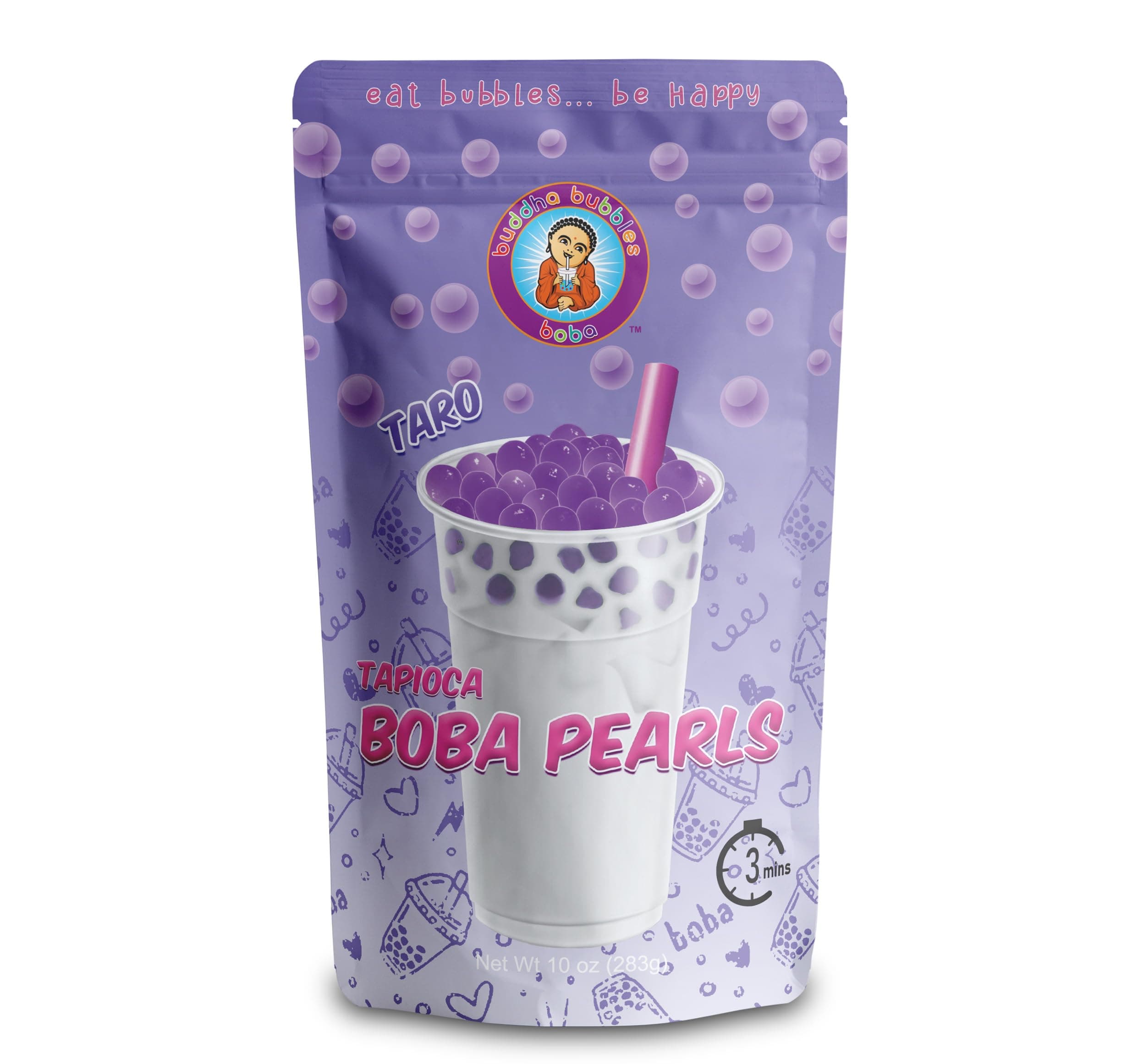 Taro Tea Tapioca Pearls Ready in 3 Minutes