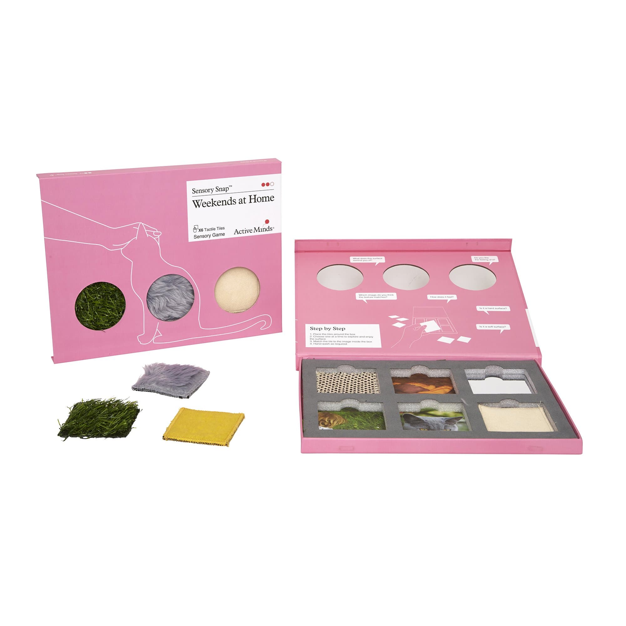 Active Minds Sensory Snap - Touch & Feel Game | Reminiscence Association Game for Seniors and Elderly with Dementia and Memory Loss