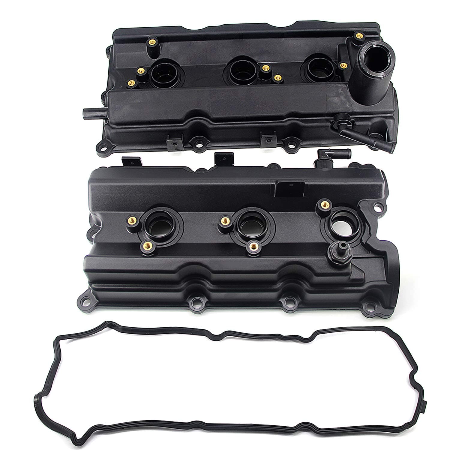 Engine Valve Cover Right & Left Compatible with Nissan 350Z 2003-2009 350Z 2003 Infiniti FX35 2003-2008 G35 2003-2008 M35 2006-2010 13264-AM600 132708J102 13264-AM610 132708J112