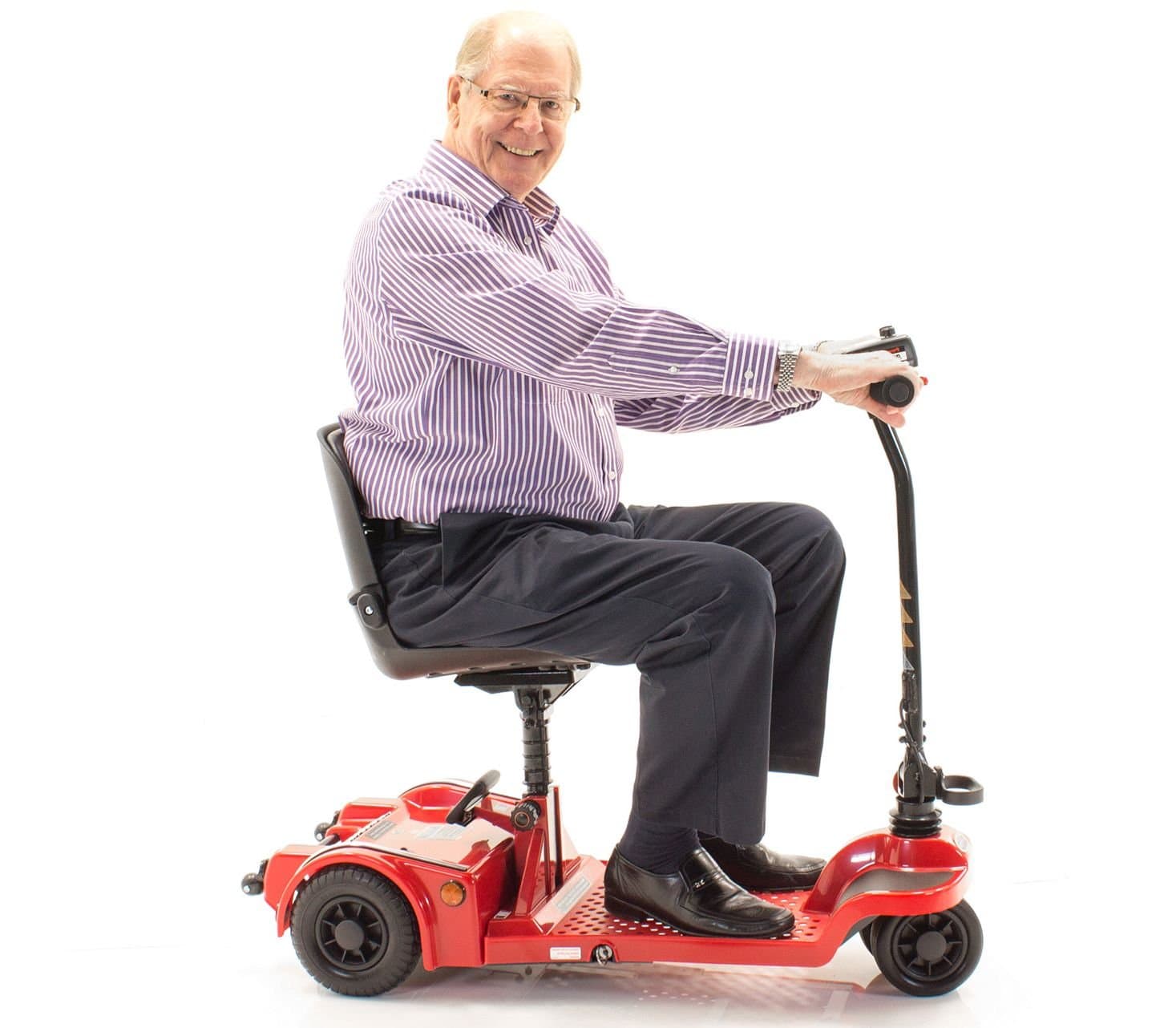 Echo Folding Scooter Shoprider Travel Mobility (RED)